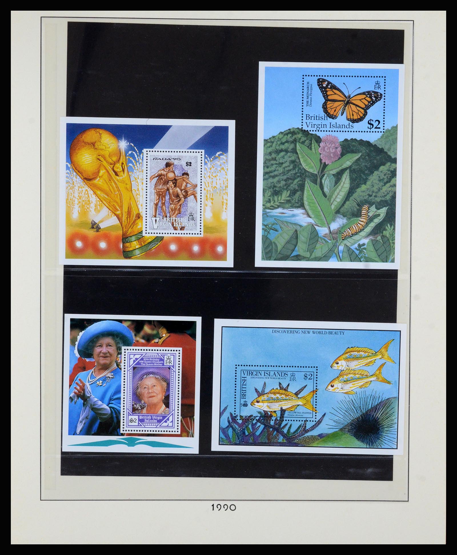 36828 064 - Postzegelverzameling 36828 Britse Maagdeneilanden 1866-1990.