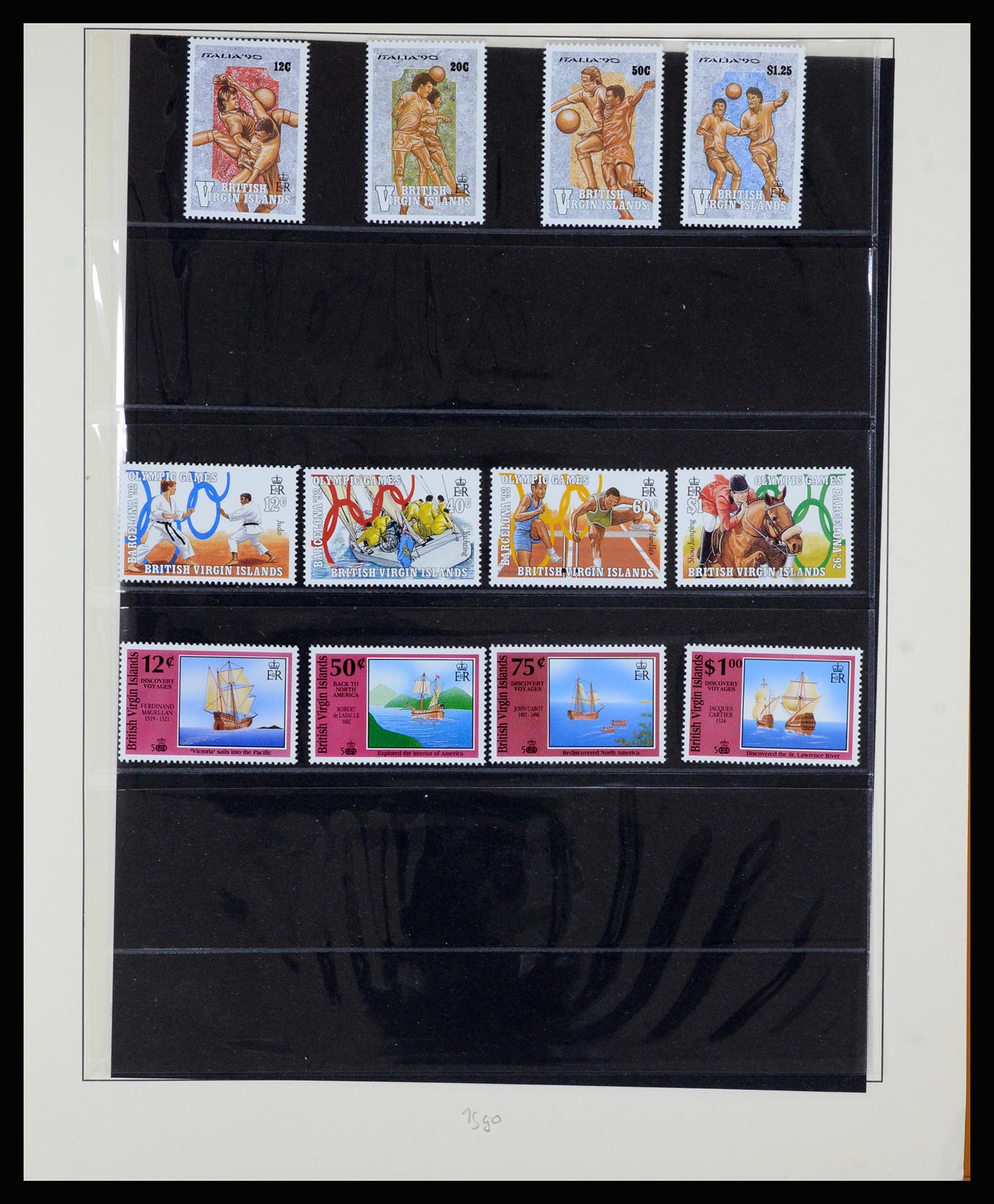 36828 065 - Postzegelverzameling 36828 Britse Maagdeneilanden 1866-1990.