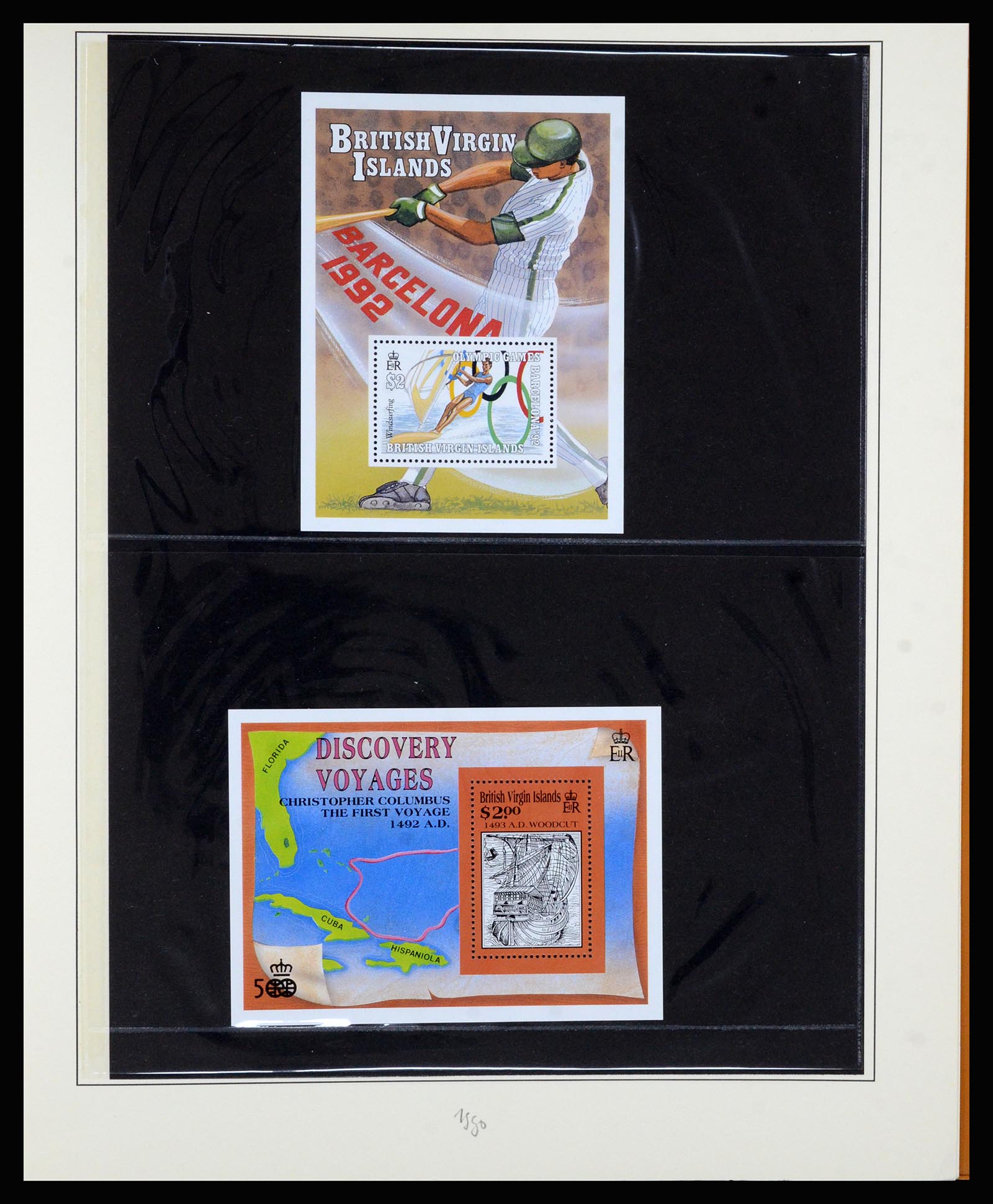 36828 067 - Postzegelverzameling 36828 Britse Maagdeneilanden 1866-1990.