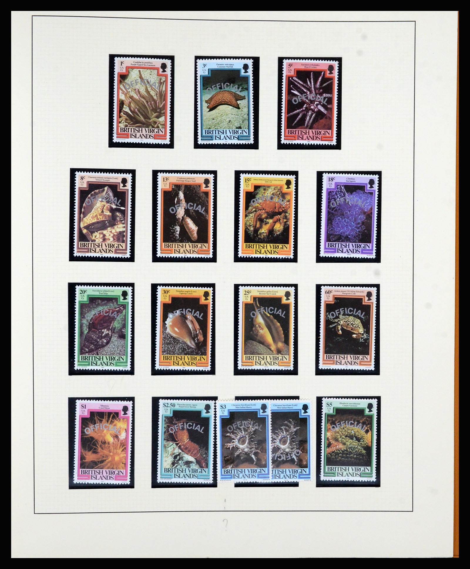 36828 068 - Postzegelverzameling 36828 Britse Maagdeneilanden 1866-1990.