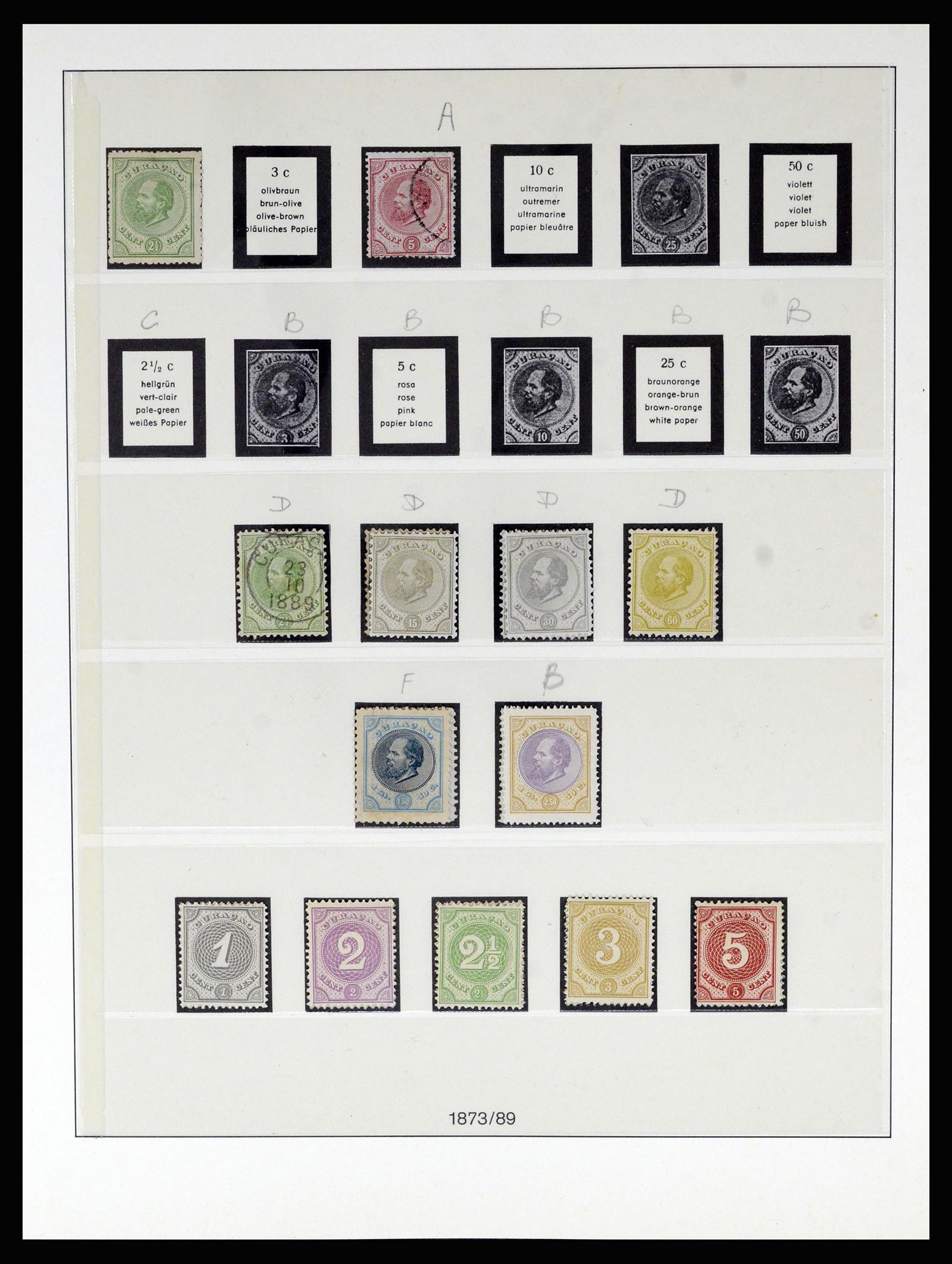 36830 001 - Postzegelverzameling 36830 Curaçao en Nederlandse Antillen 1873-1995.