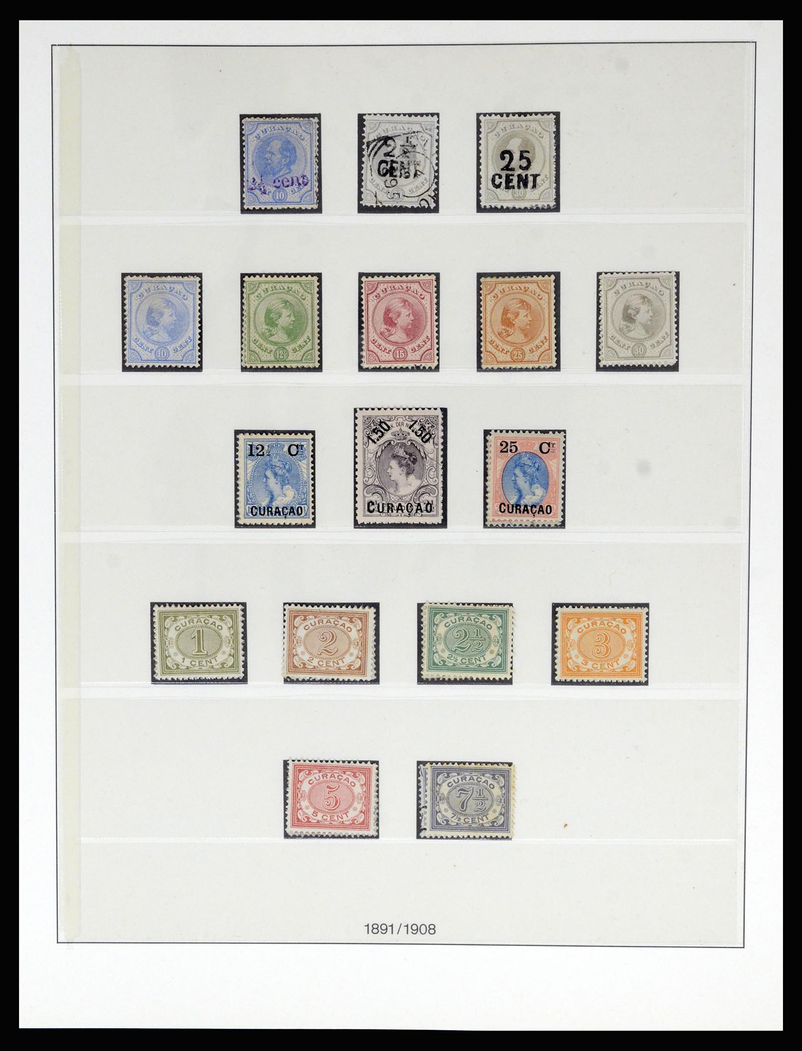 36830 004 - Postzegelverzameling 36830 Curaçao en Nederlandse Antillen 1873-1995.