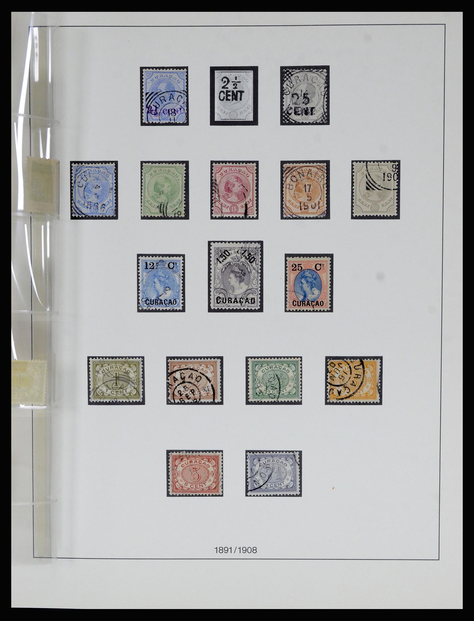 36830 005 - Postzegelverzameling 36830 Curaçao en Nederlandse Antillen 1873-1995.