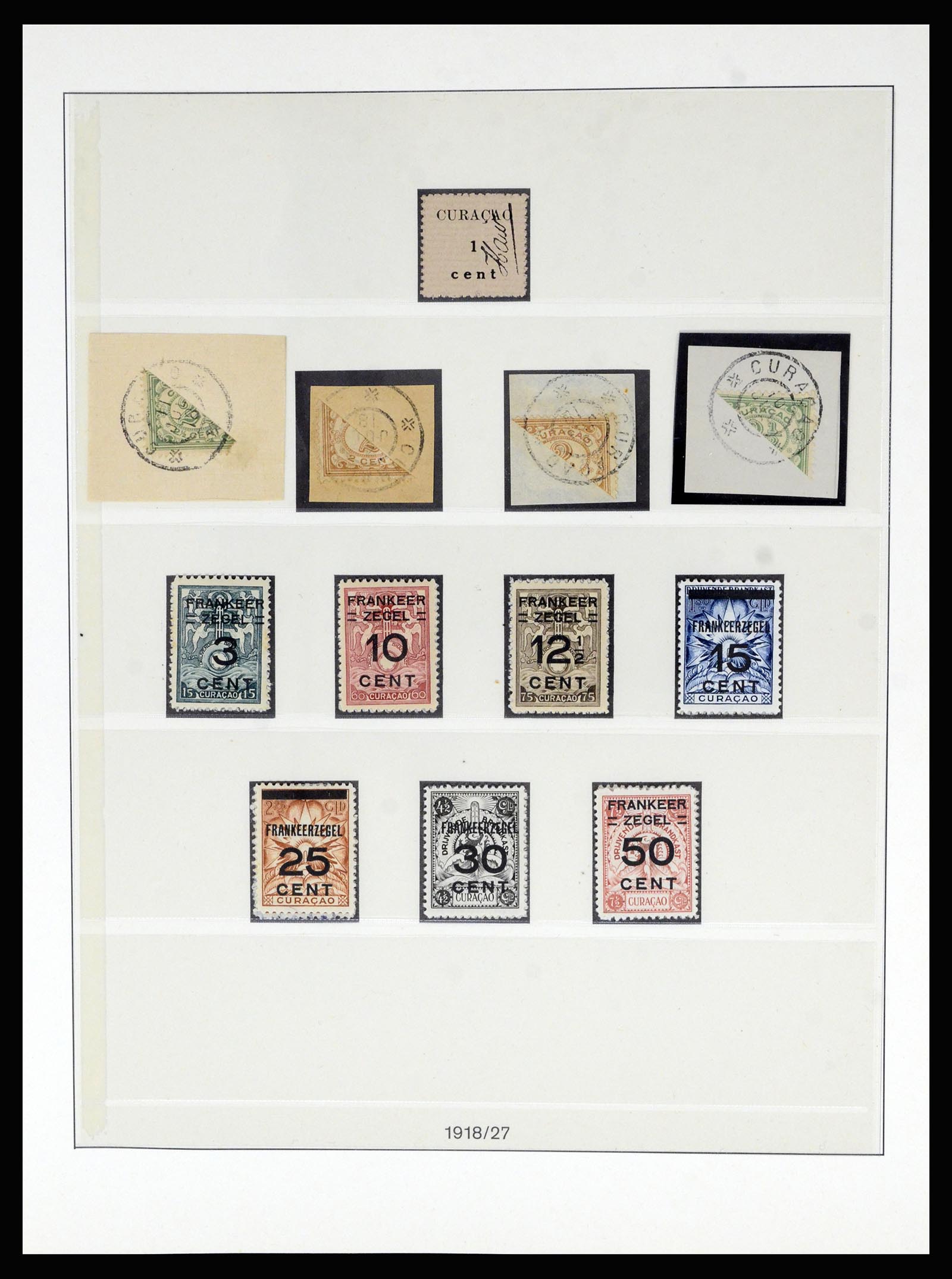 36830 012 - Postzegelverzameling 36830 Curaçao en Nederlandse Antillen 1873-1995.