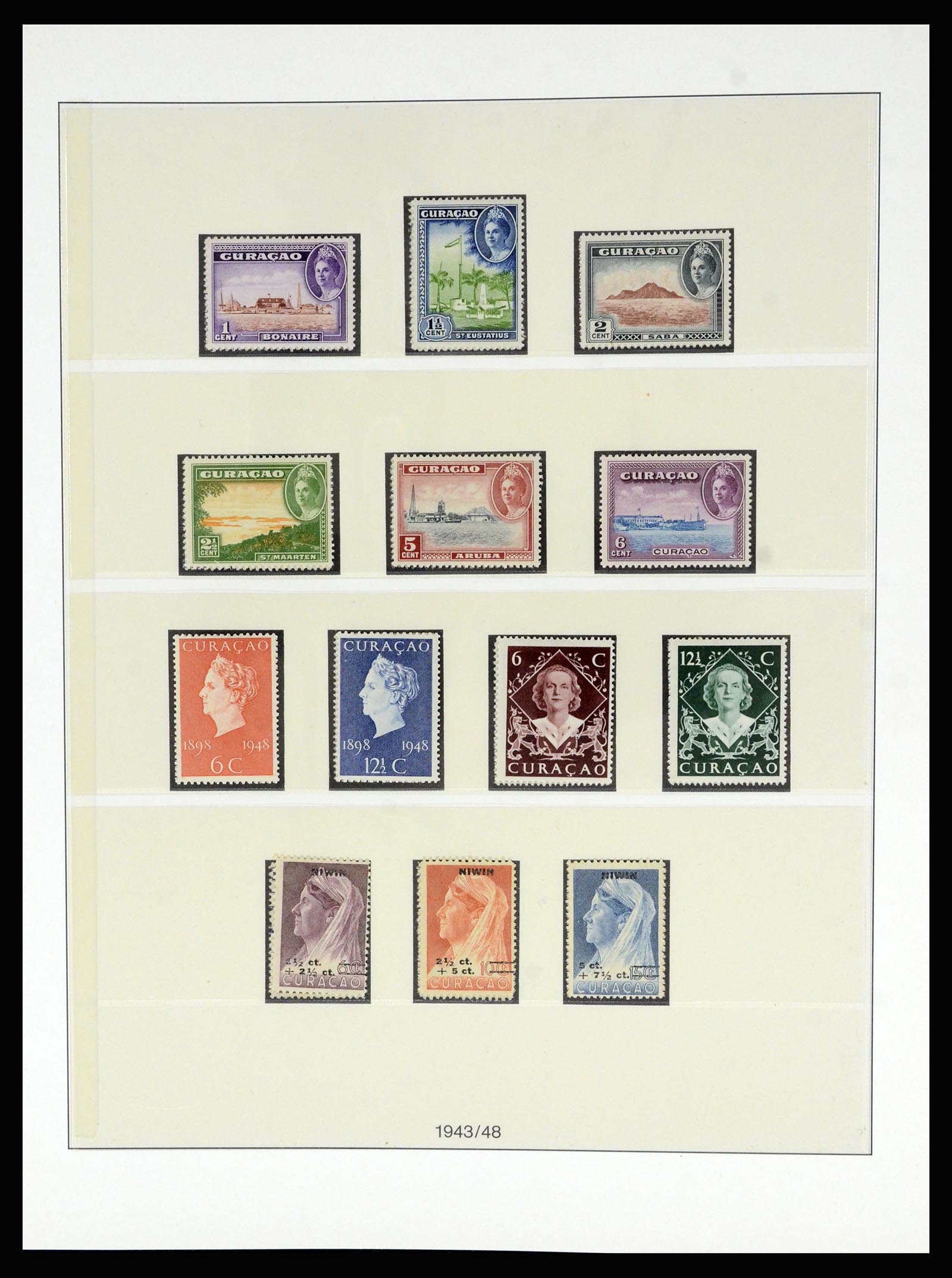 36830 025 - Postzegelverzameling 36830 Curaçao en Nederlandse Antillen 1873-1995.