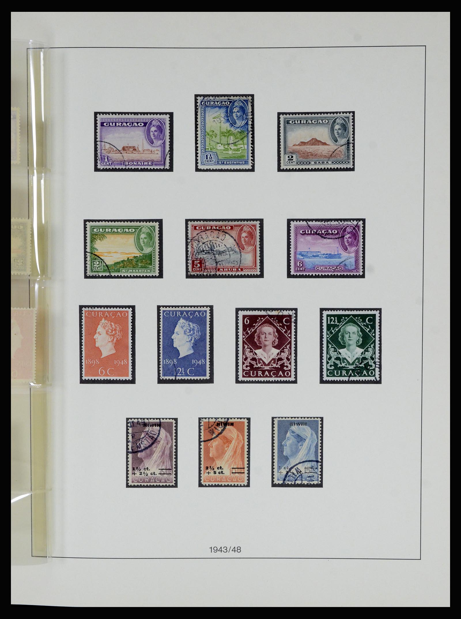 36830 026 - Postzegelverzameling 36830 Curaçao en Nederlandse Antillen 1873-1995.
