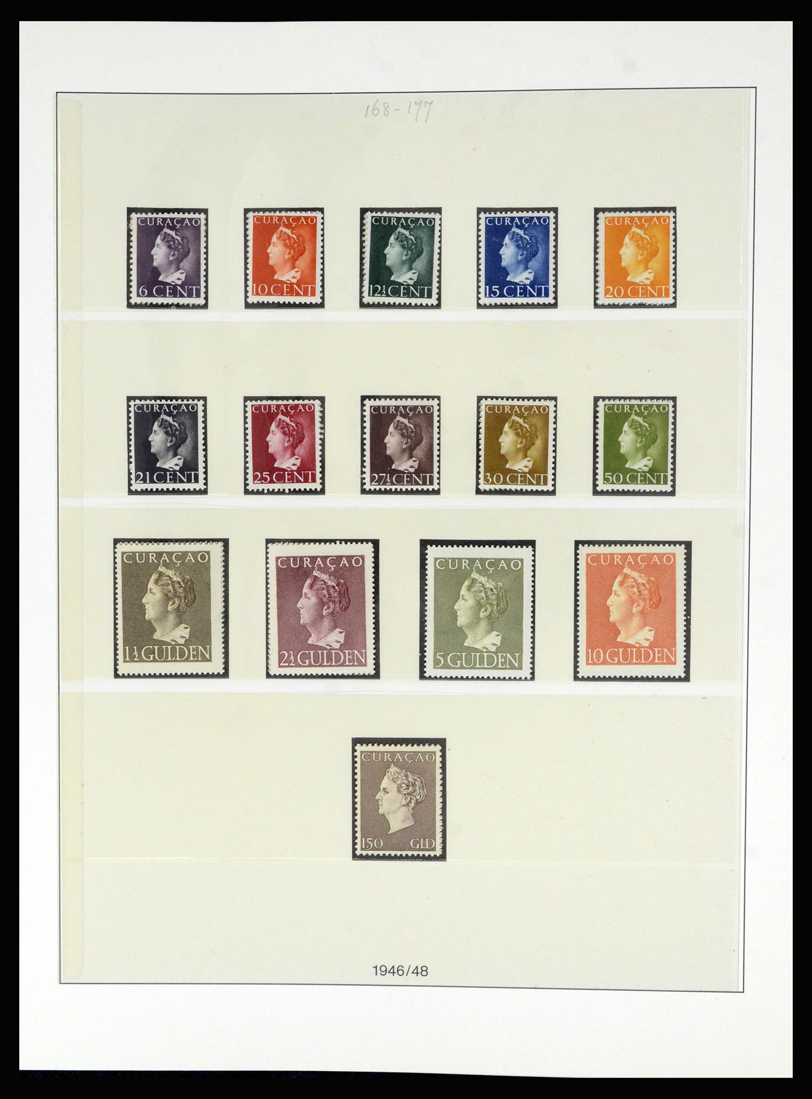 36830 027 - Postzegelverzameling 36830 Curaçao en Nederlandse Antillen 1873-1995.