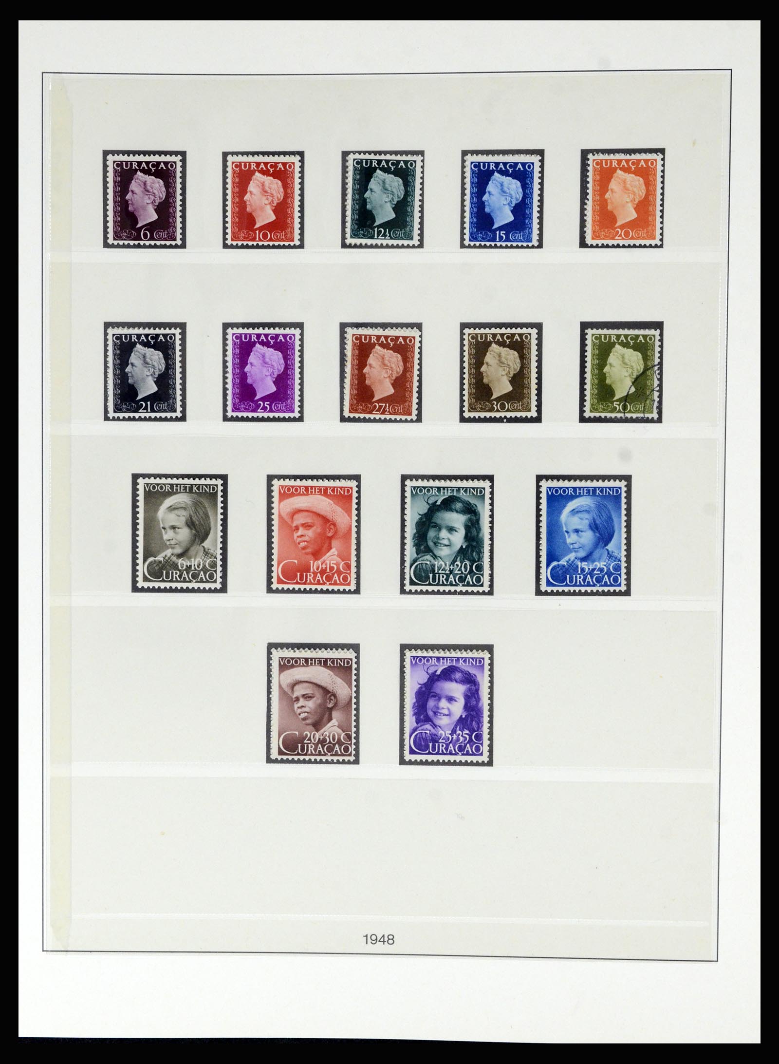 36830 029 - Postzegelverzameling 36830 Curaçao en Nederlandse Antillen 1873-1995.