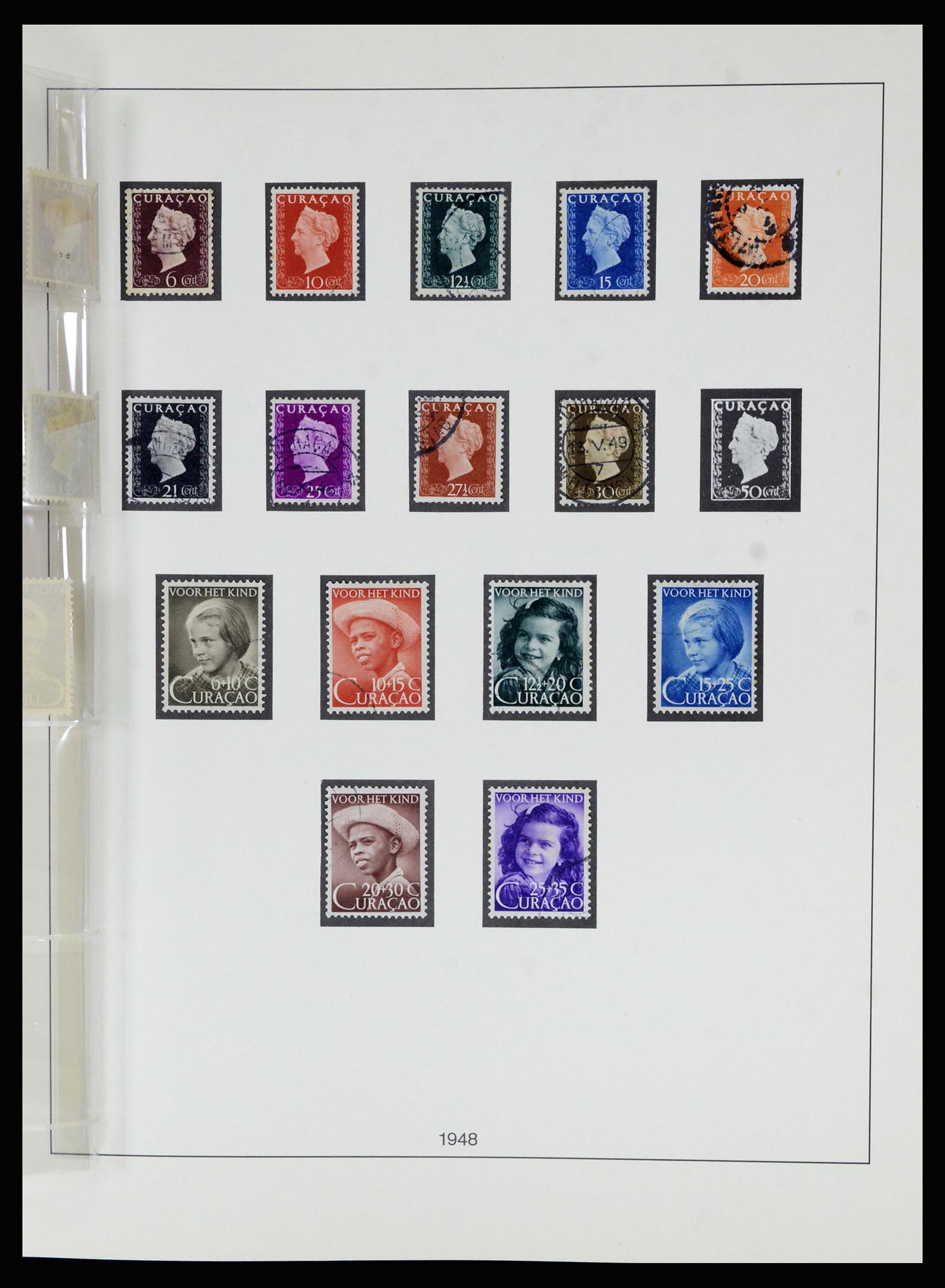 36830 030 - Postzegelverzameling 36830 Curaçao en Nederlandse Antillen 1873-1995.