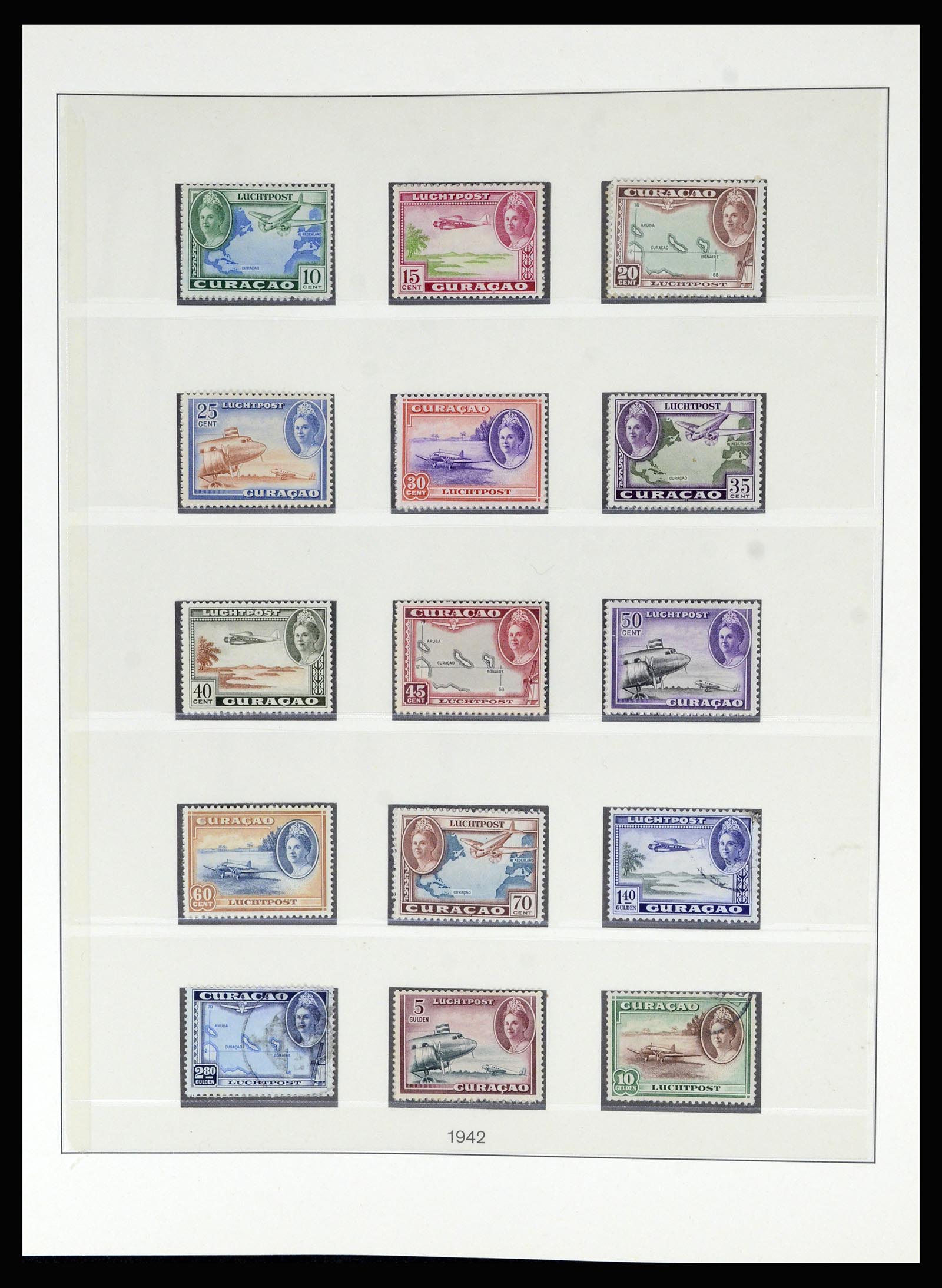 36830 034 - Postzegelverzameling 36830 Curaçao en Nederlandse Antillen 1873-1995.