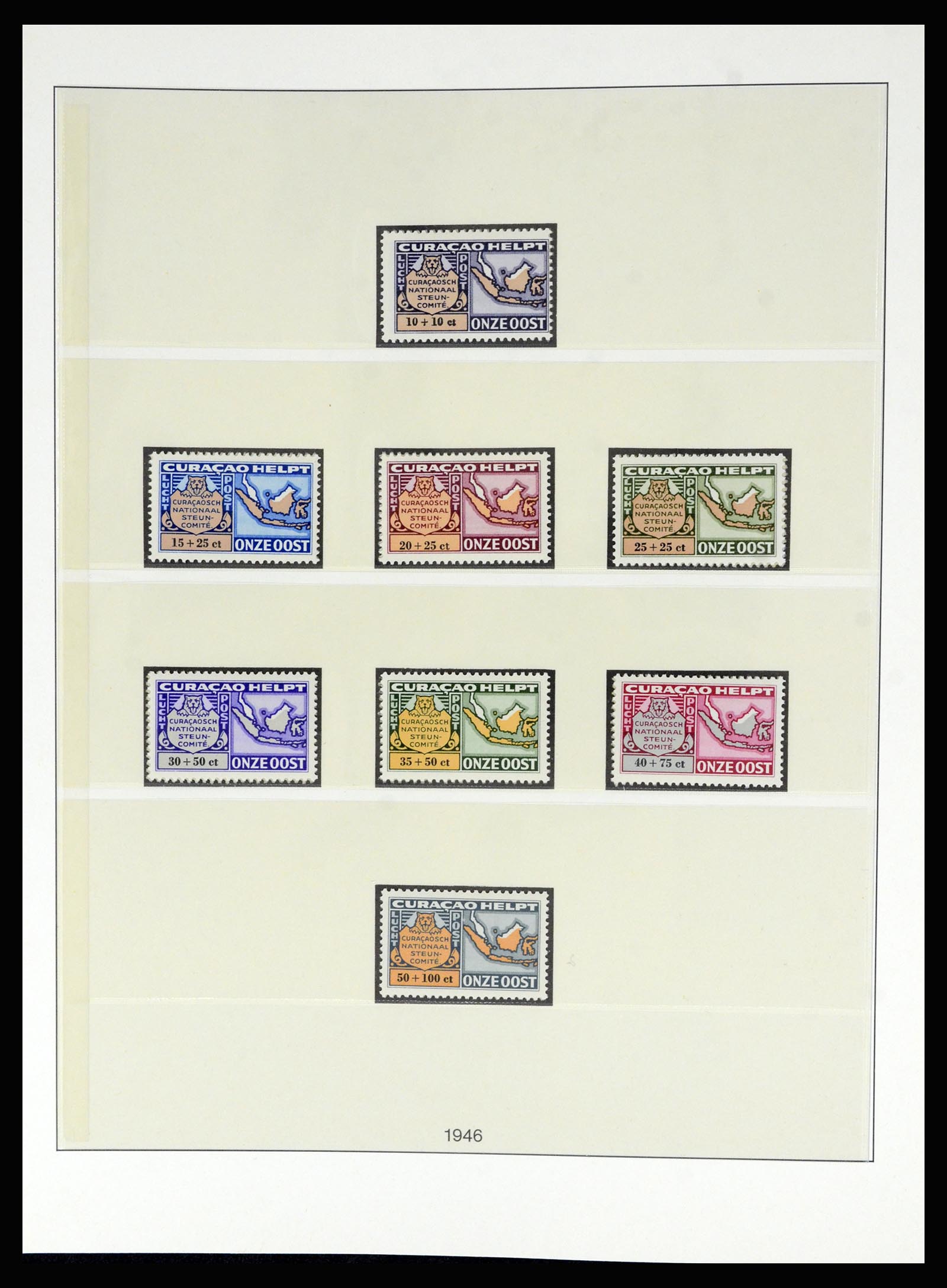 36830 040 - Postzegelverzameling 36830 Curaçao en Nederlandse Antillen 1873-1995.