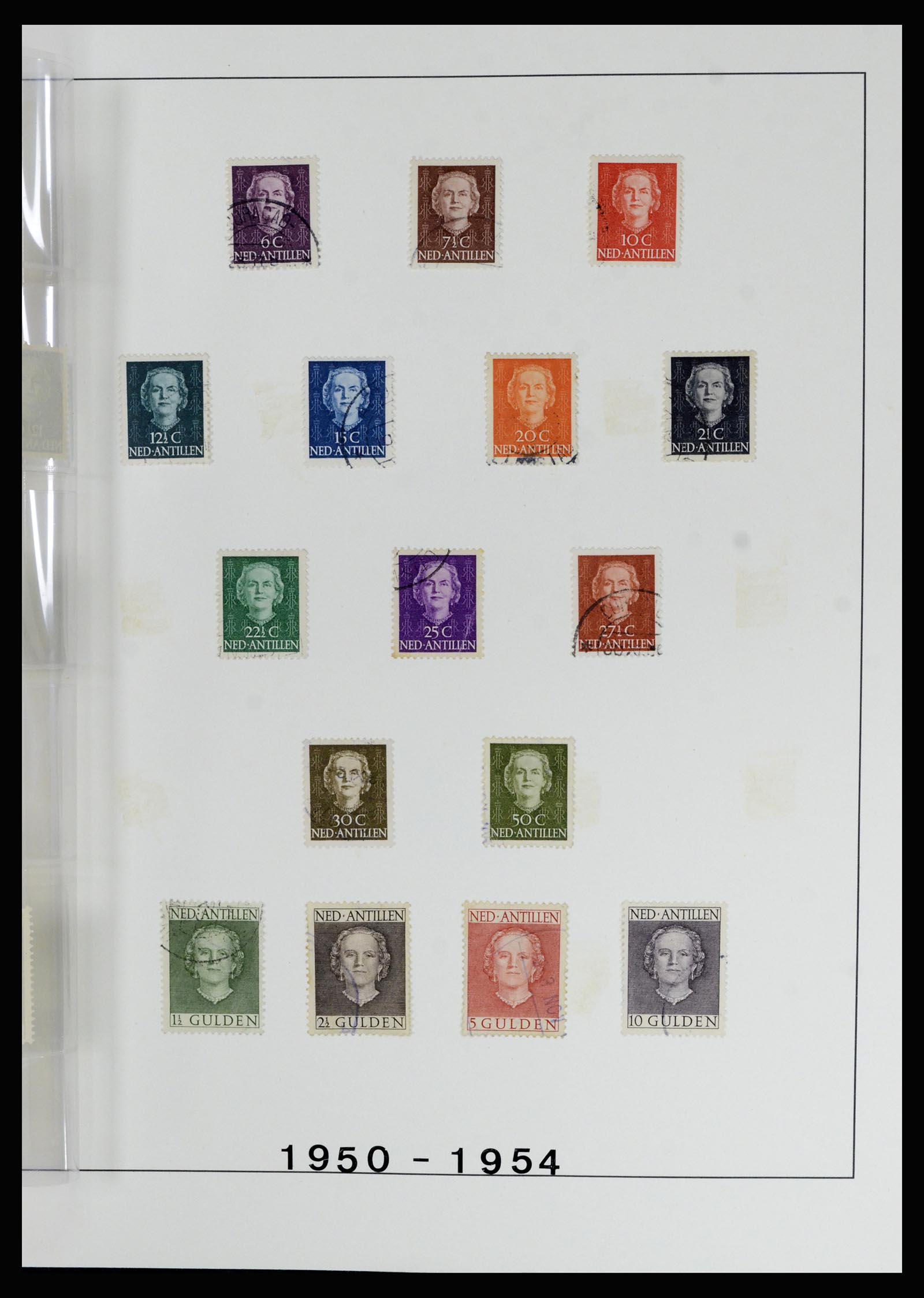 36830 052 - Postzegelverzameling 36830 Curaçao en Nederlandse Antillen 1873-1995.