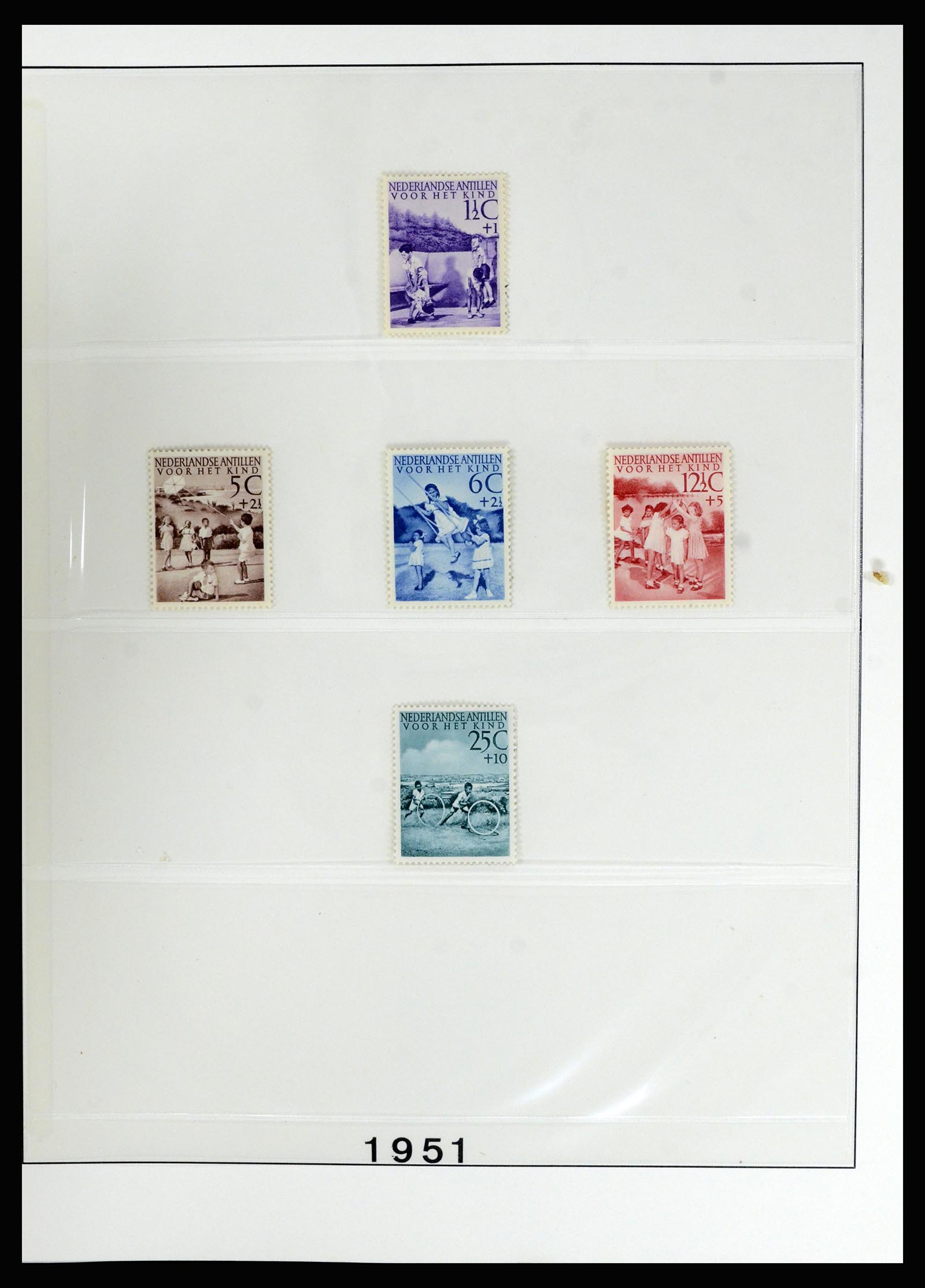 36830 053 - Postzegelverzameling 36830 Curaçao en Nederlandse Antillen 1873-1995.