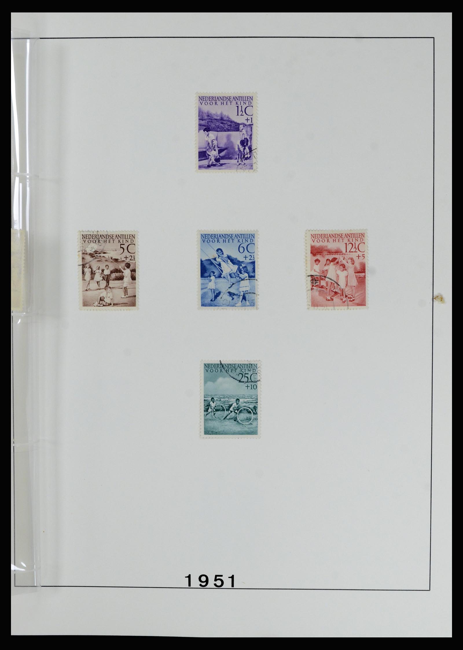 36830 054 - Postzegelverzameling 36830 Curaçao en Nederlandse Antillen 1873-1995.