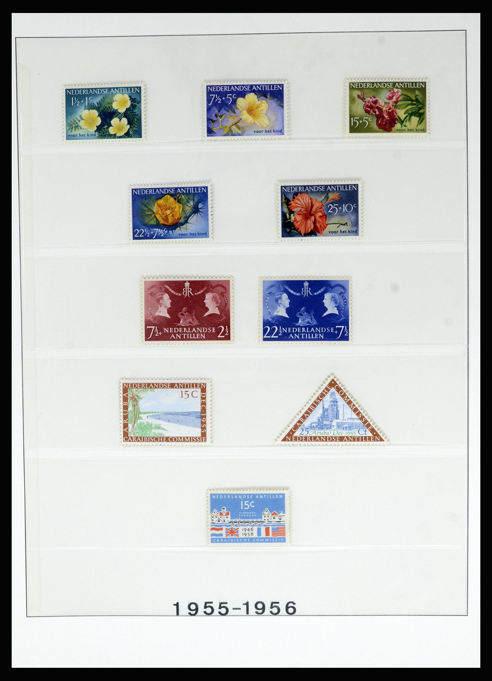 36830 057 - Postzegelverzameling 36830 Curaçao en Nederlandse Antillen 1873-1995.