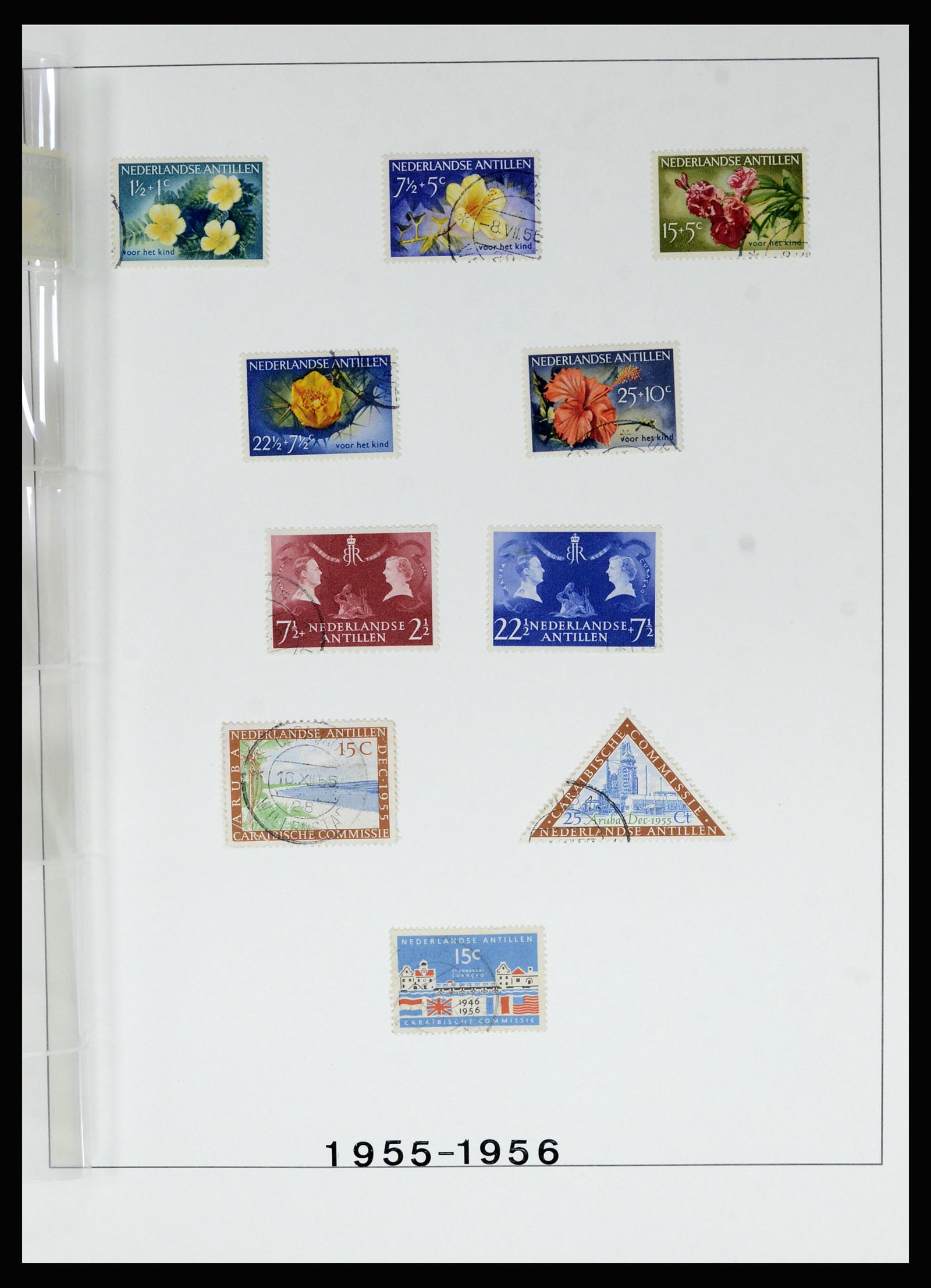 36830 058 - Postzegelverzameling 36830 Curaçao en Nederlandse Antillen 1873-1995.