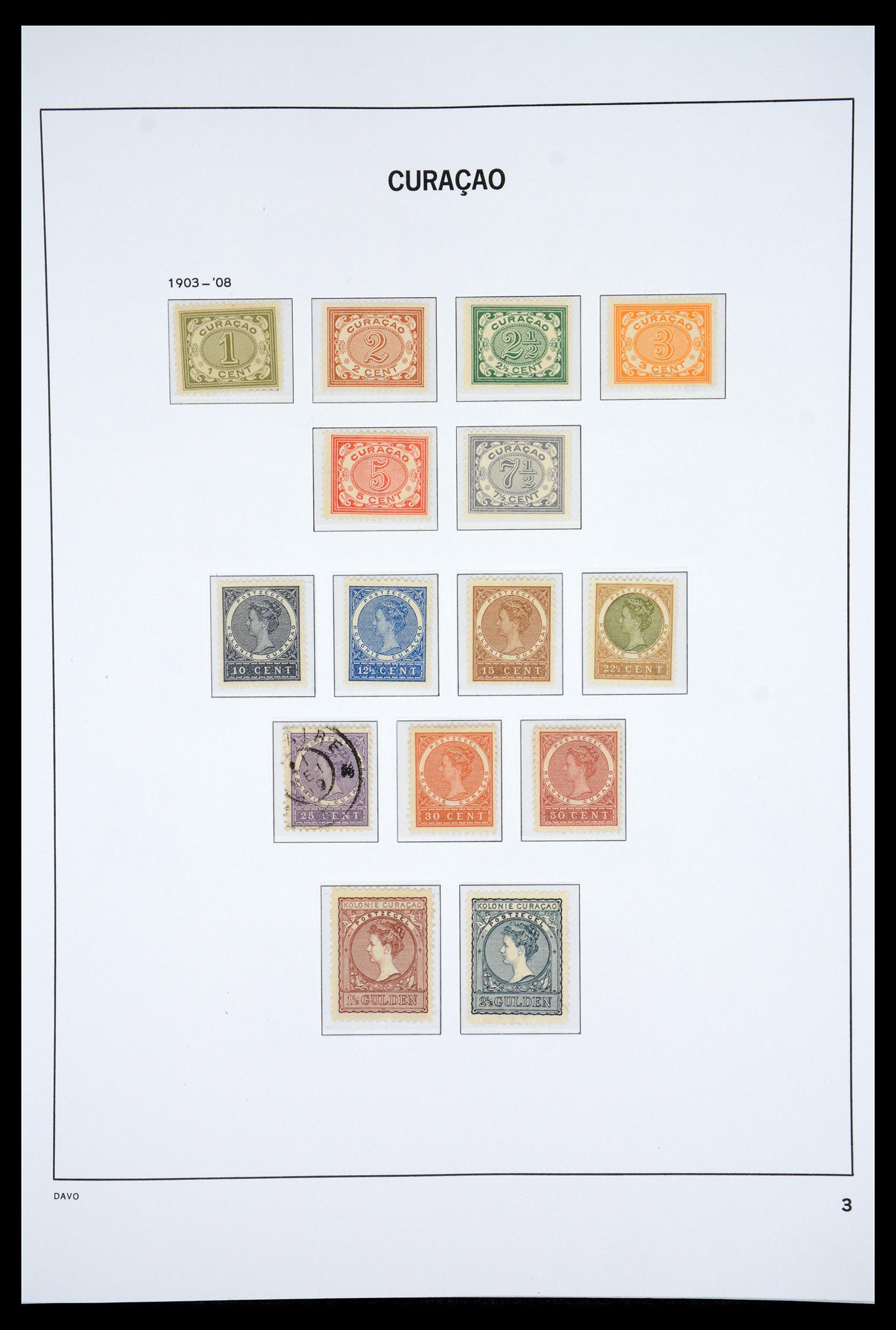 36831 003 - Postzegelverzameling 36831 Curaçao en Nederlandse Antillen 1873-1995.