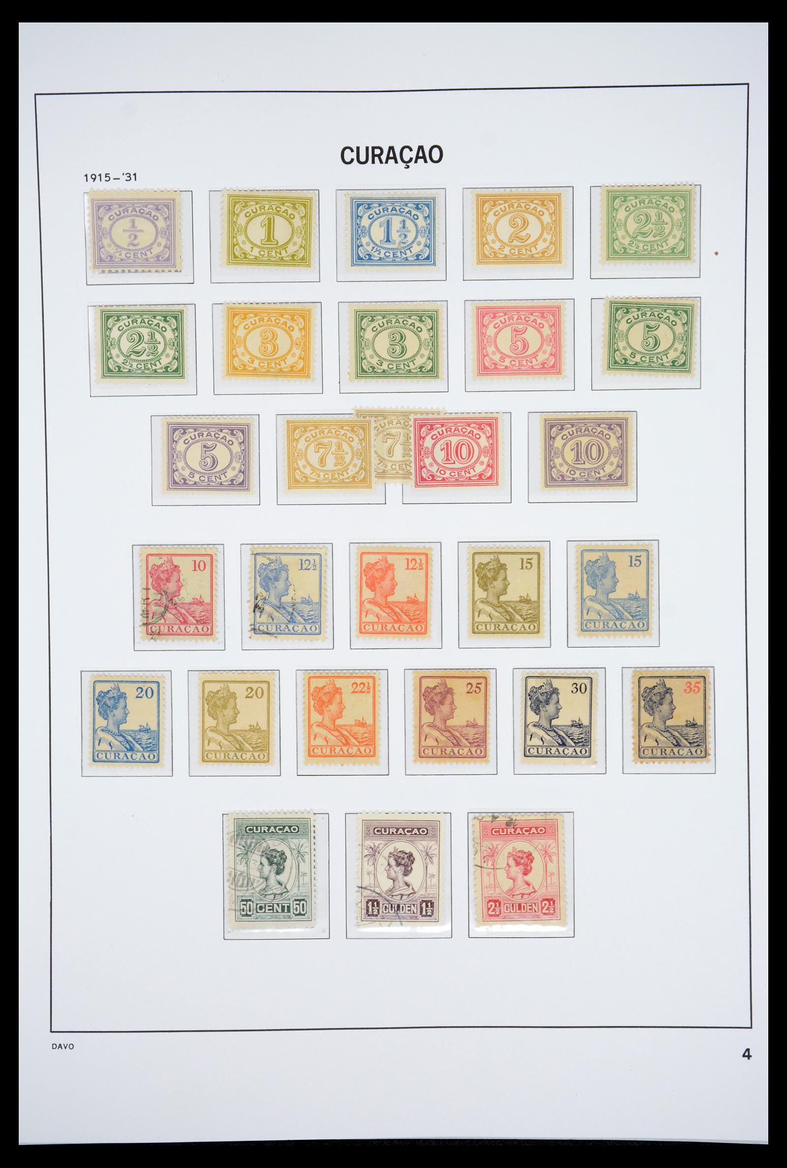 36831 004 - Stamp collection 36831 Curaçao and Dutch Antilles 1873-1995.