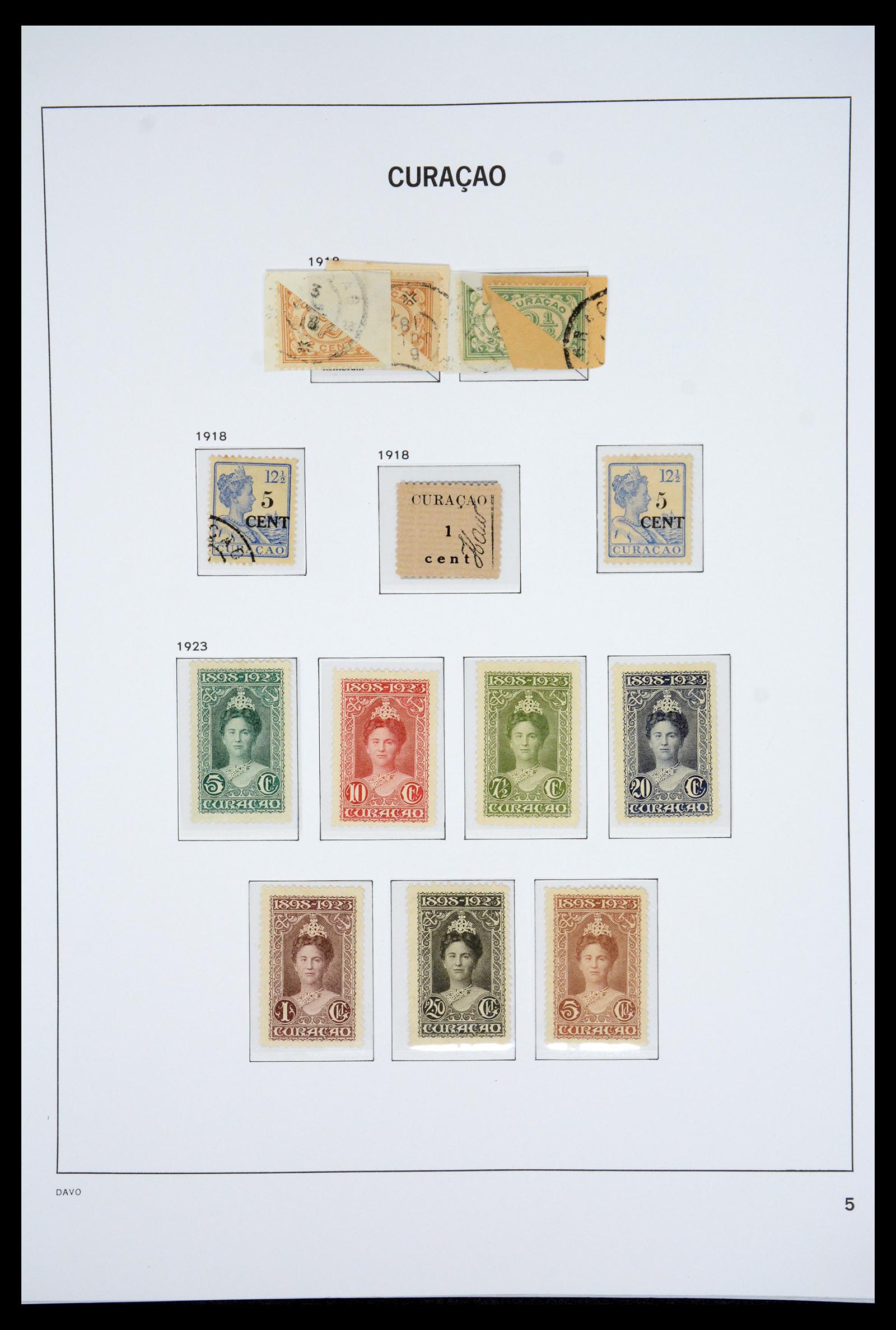 36831 005 - Postzegelverzameling 36831 Curaçao en Nederlandse Antillen 1873-1995.