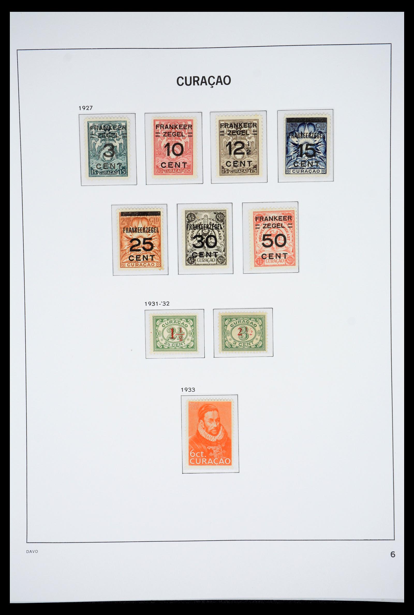 36831 006 - Postzegelverzameling 36831 Curaçao en Nederlandse Antillen 1873-1995.