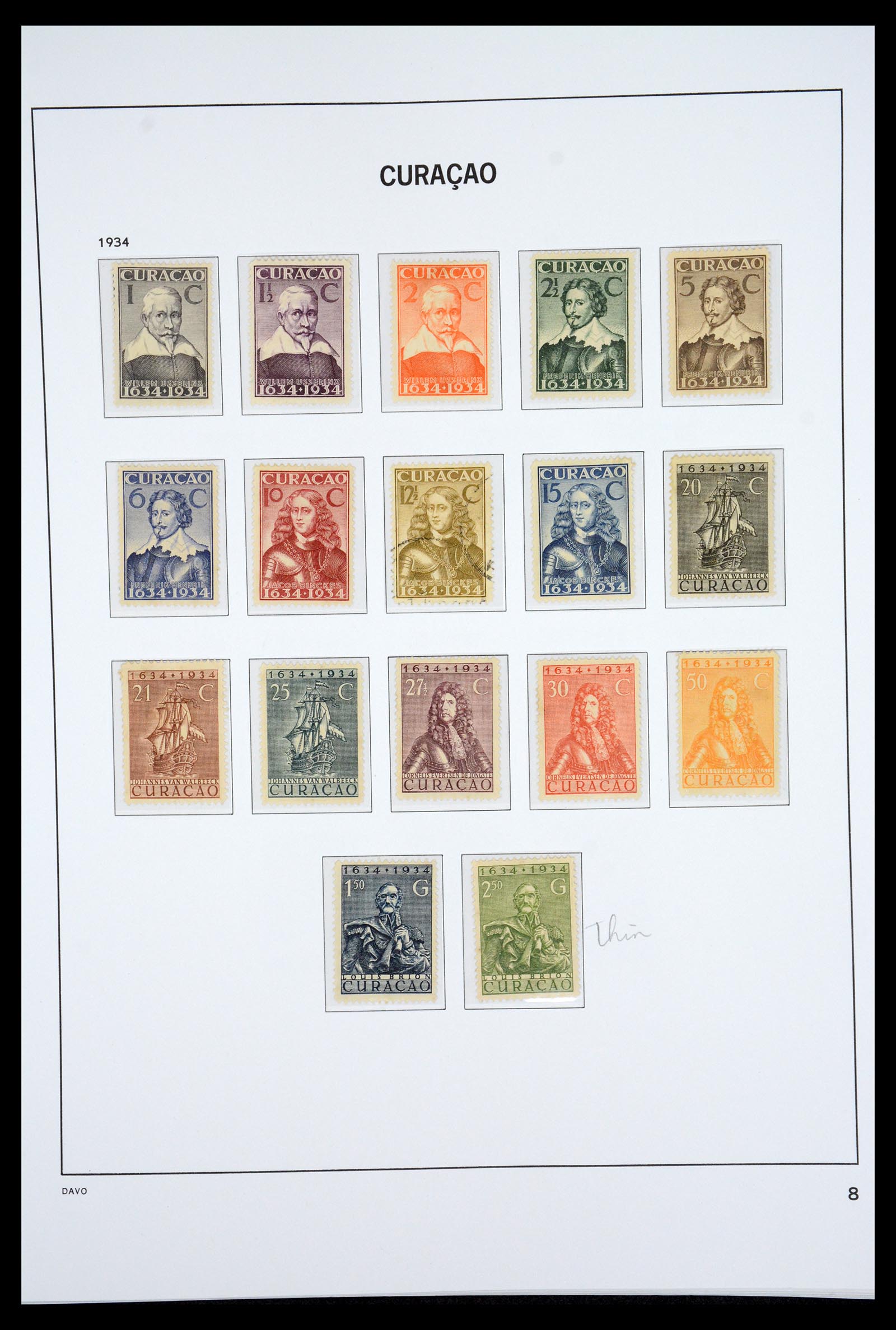36831 008 - Postzegelverzameling 36831 Curaçao en Nederlandse Antillen 1873-1995.