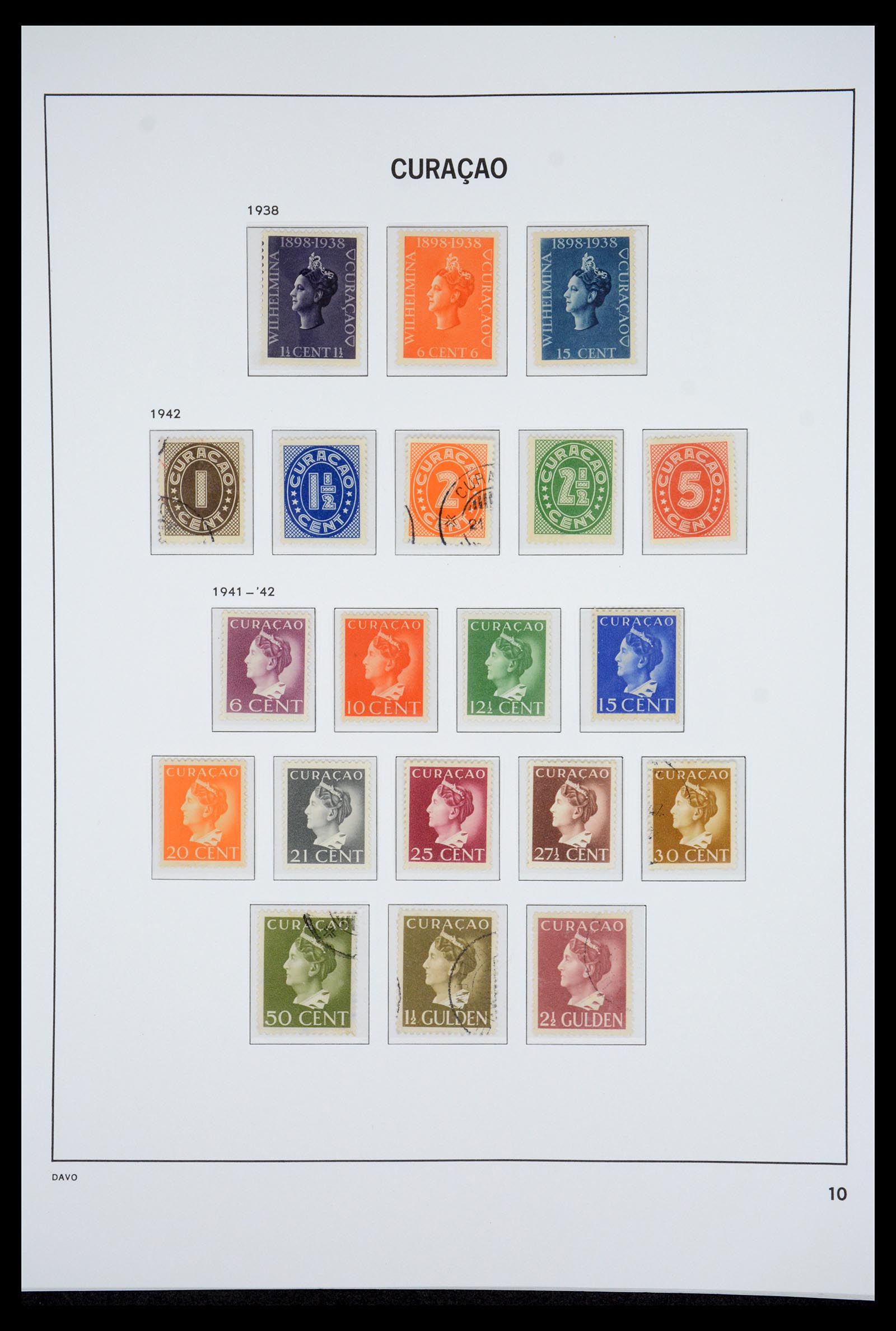 36831 010 - Postzegelverzameling 36831 Curaçao en Nederlandse Antillen 1873-1995.