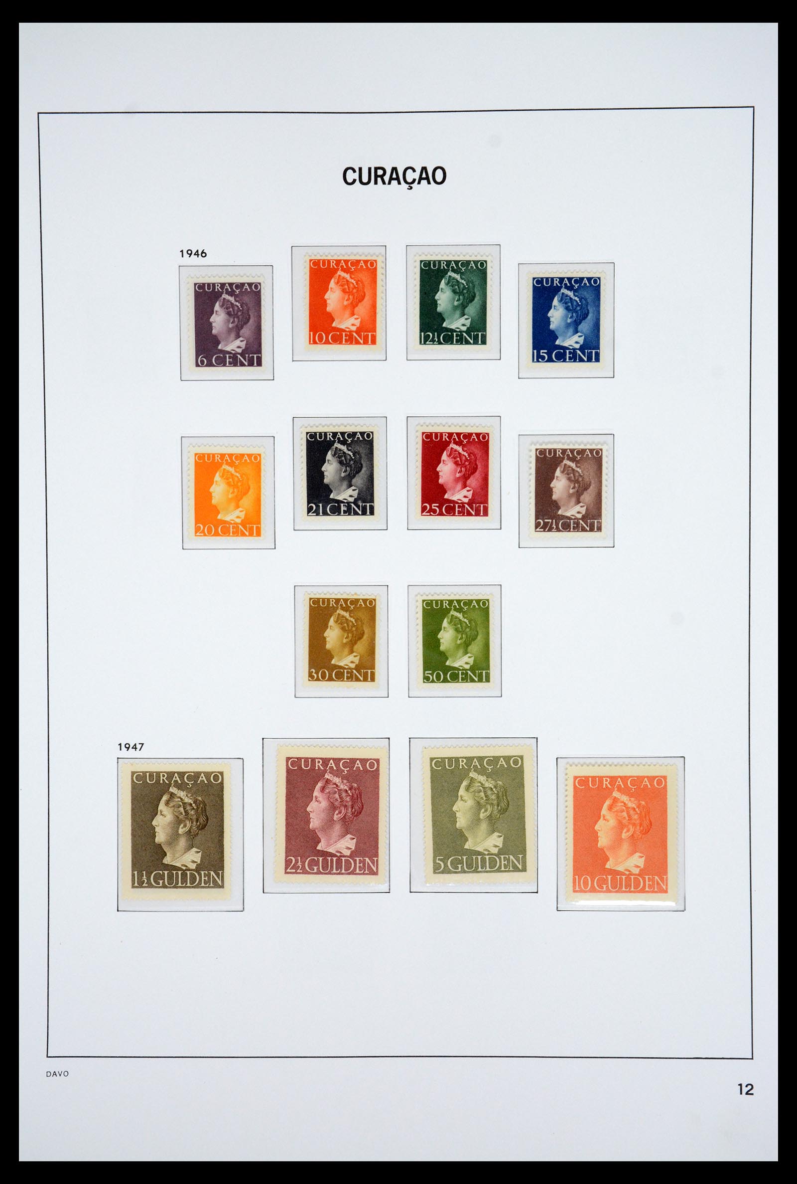 36831 012 - Postzegelverzameling 36831 Curaçao en Nederlandse Antillen 1873-1995.