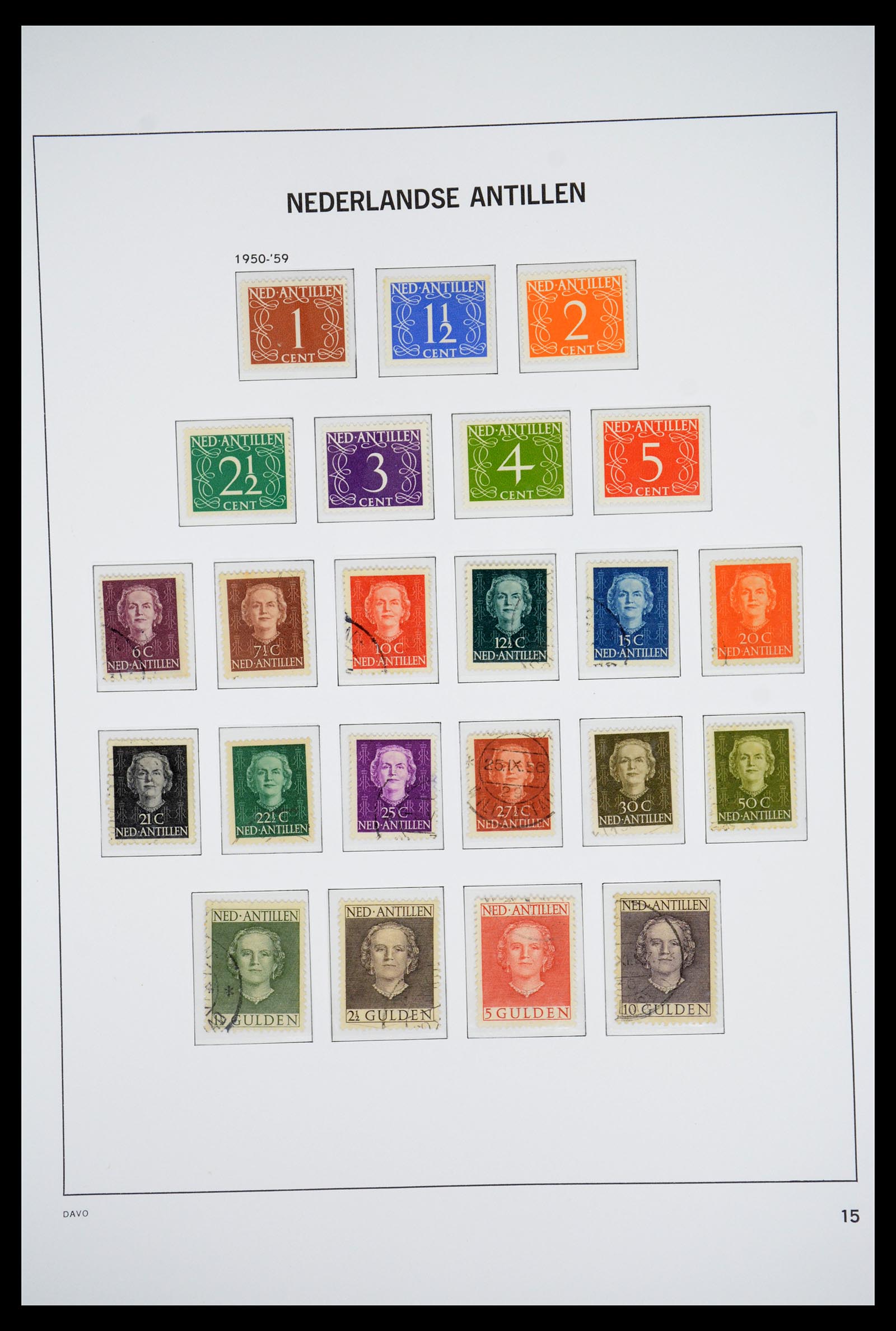 36831 015 - Postzegelverzameling 36831 Curaçao en Nederlandse Antillen 1873-1995.