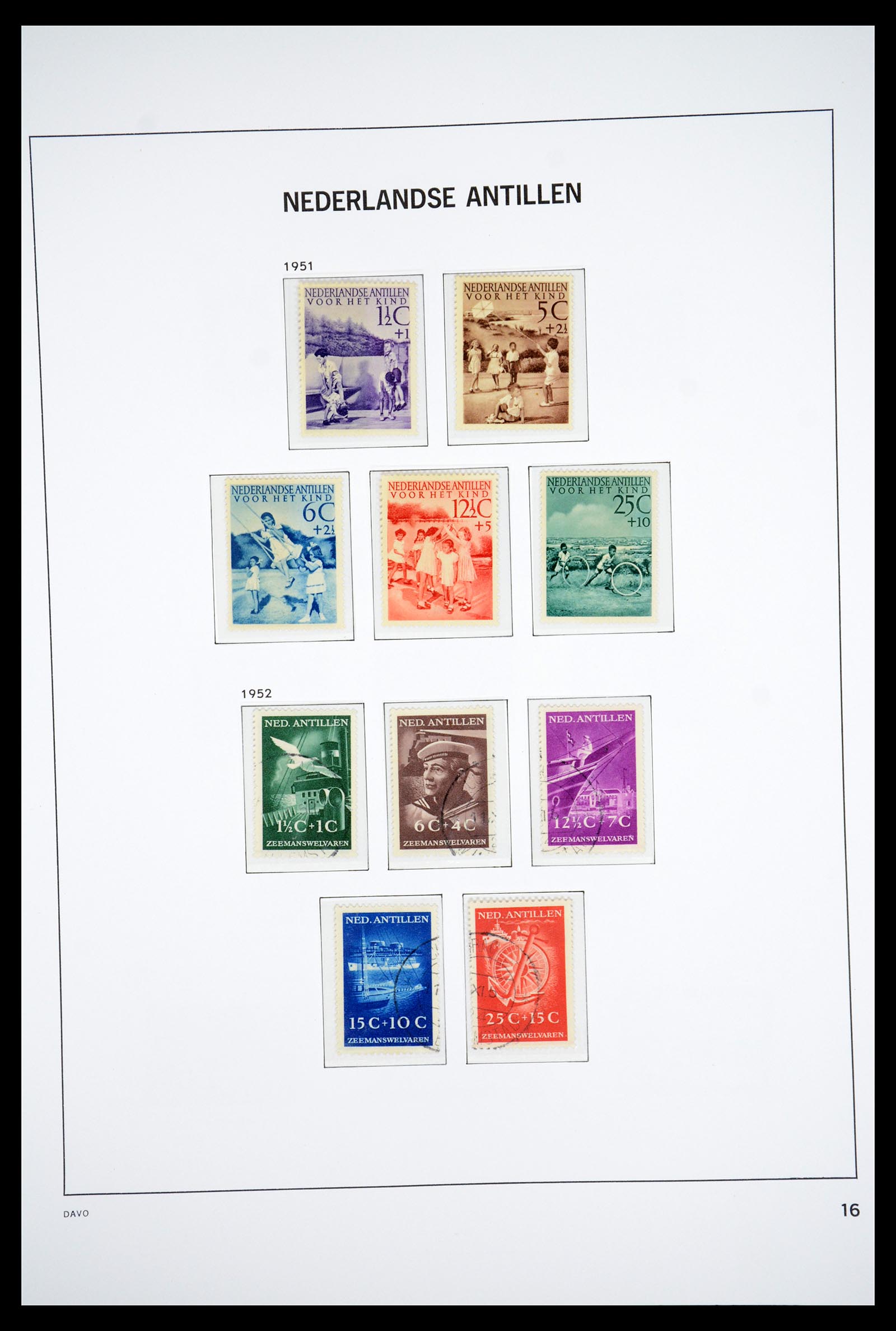36831 016 - Postzegelverzameling 36831 Curaçao en Nederlandse Antillen 1873-1995.
