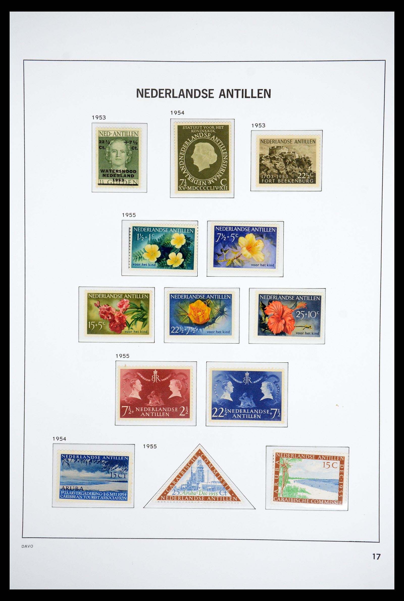 36831 017 - Postzegelverzameling 36831 Curaçao en Nederlandse Antillen 1873-1995.