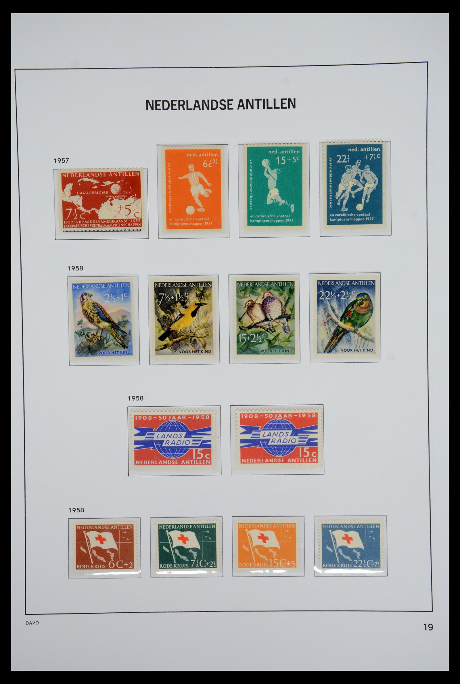 36831 019 - Postzegelverzameling 36831 Curaçao en Nederlandse Antillen 1873-1995.