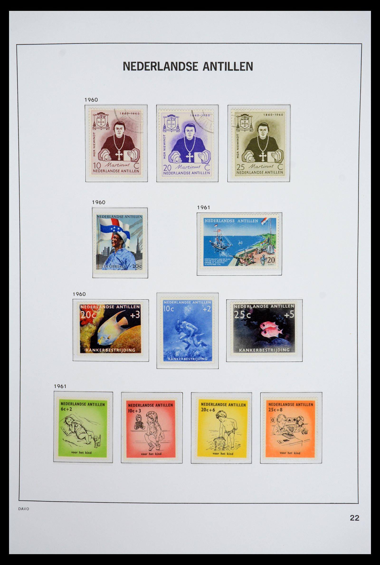 36831 022 - Postzegelverzameling 36831 Curaçao en Nederlandse Antillen 1873-1995.