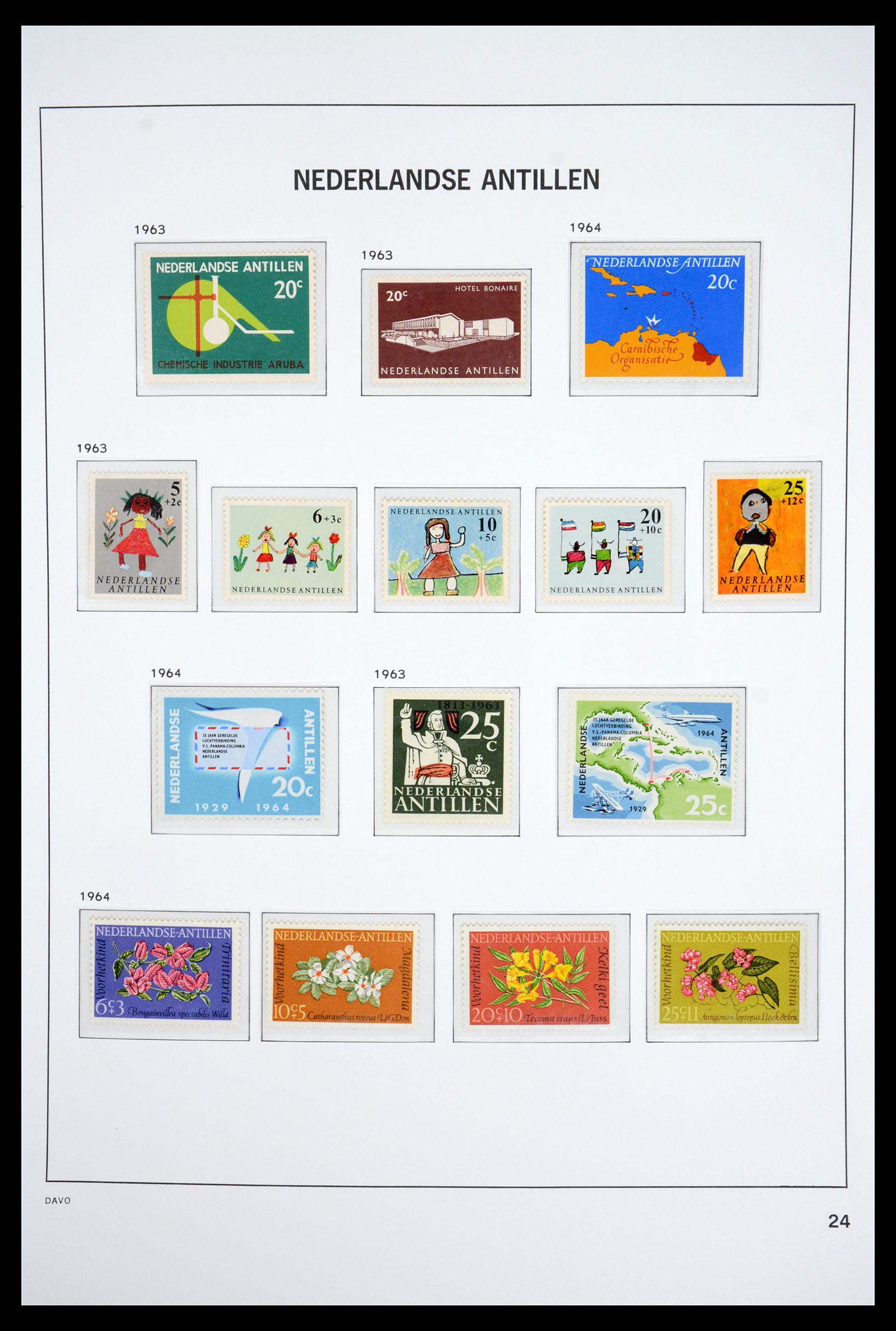 36831 025 - Postzegelverzameling 36831 Curaçao en Nederlandse Antillen 1873-1995.