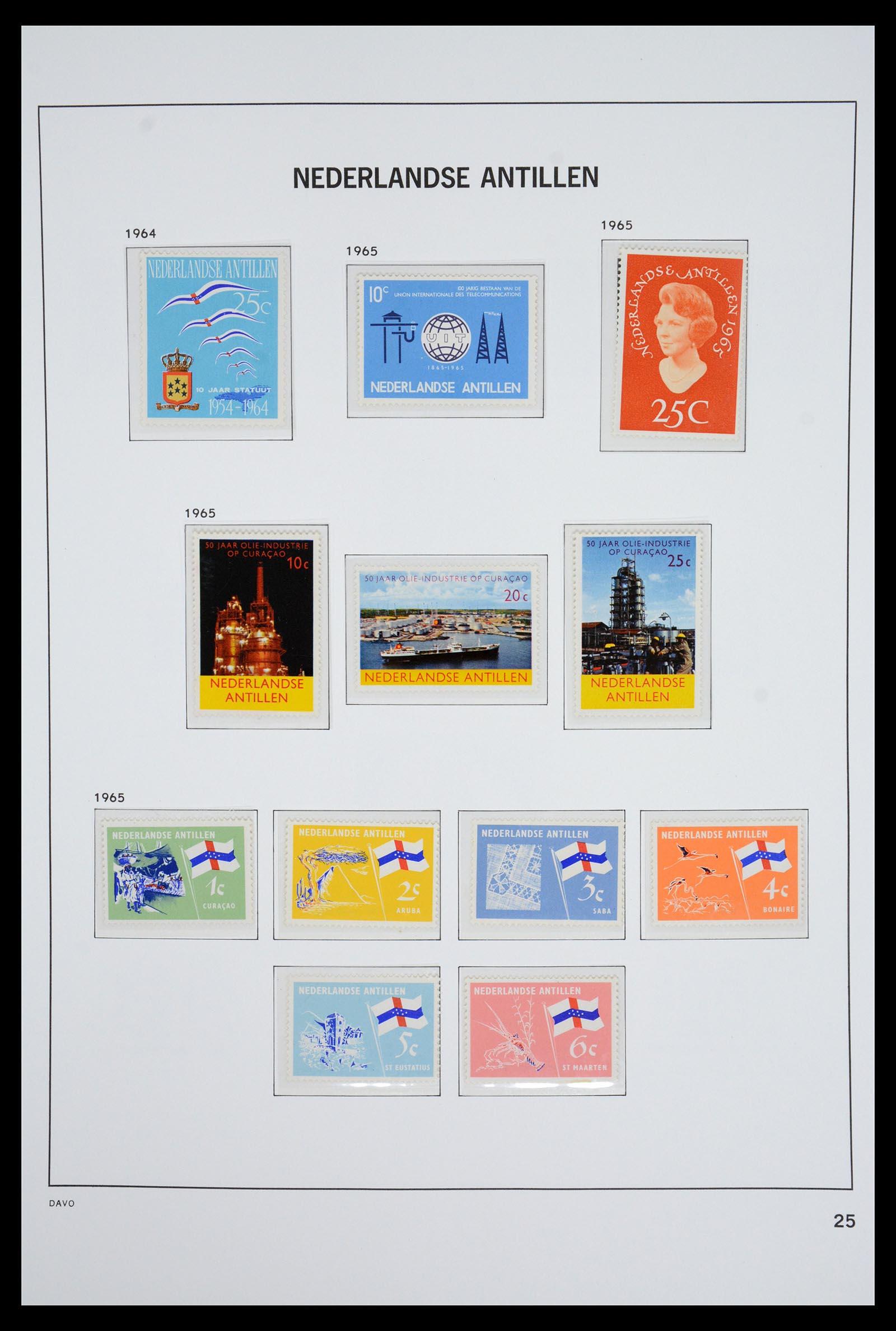 36831 026 - Postzegelverzameling 36831 Curaçao en Nederlandse Antillen 1873-1995.