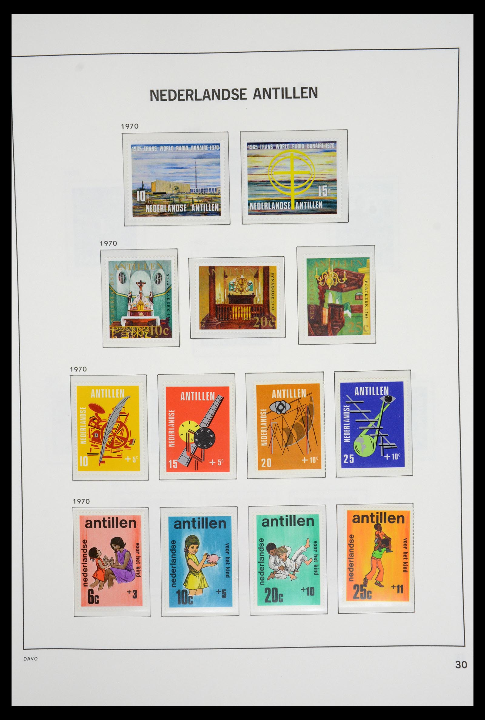 36831 031 - Postzegelverzameling 36831 Curaçao en Nederlandse Antillen 1873-1995.