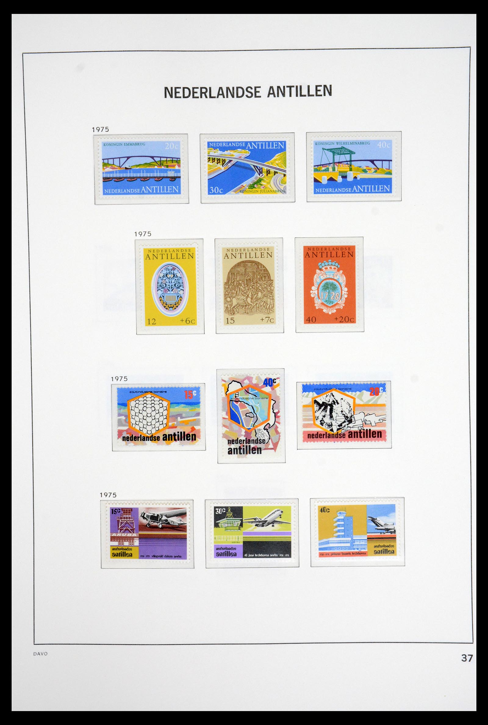 36831 038 - Postzegelverzameling 36831 Curaçao en Nederlandse Antillen 1873-1995.