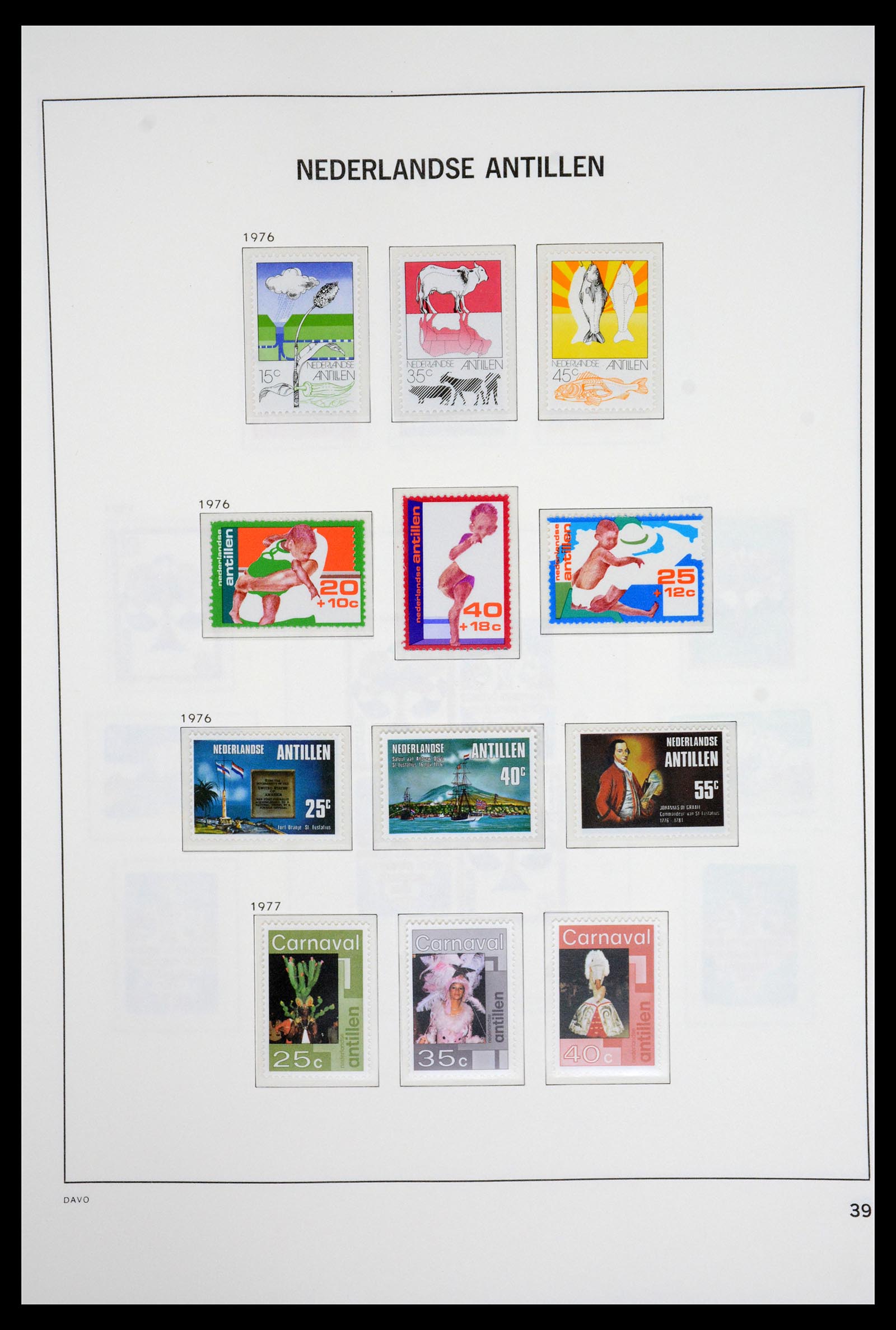 36831 040 - Postzegelverzameling 36831 Curaçao en Nederlandse Antillen 1873-1995.