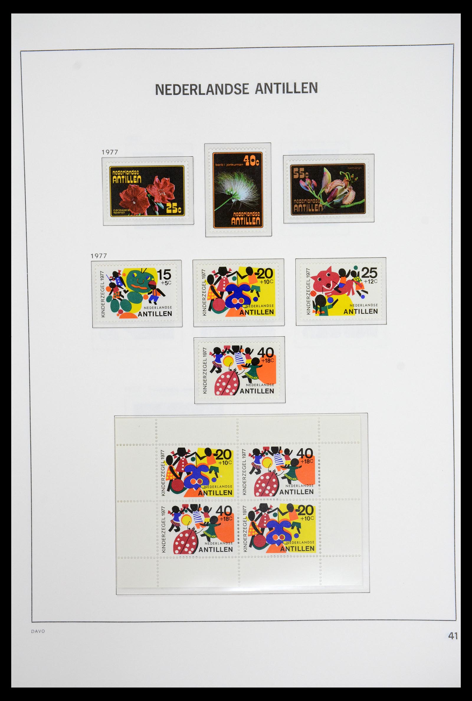 36831 042 - Postzegelverzameling 36831 Curaçao en Nederlandse Antillen 1873-1995.