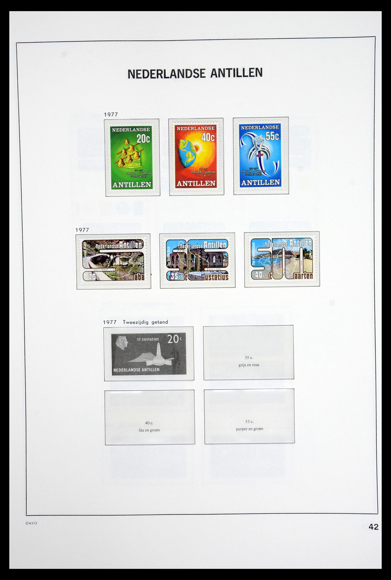 36831 043 - Postzegelverzameling 36831 Curaçao en Nederlandse Antillen 1873-1995.