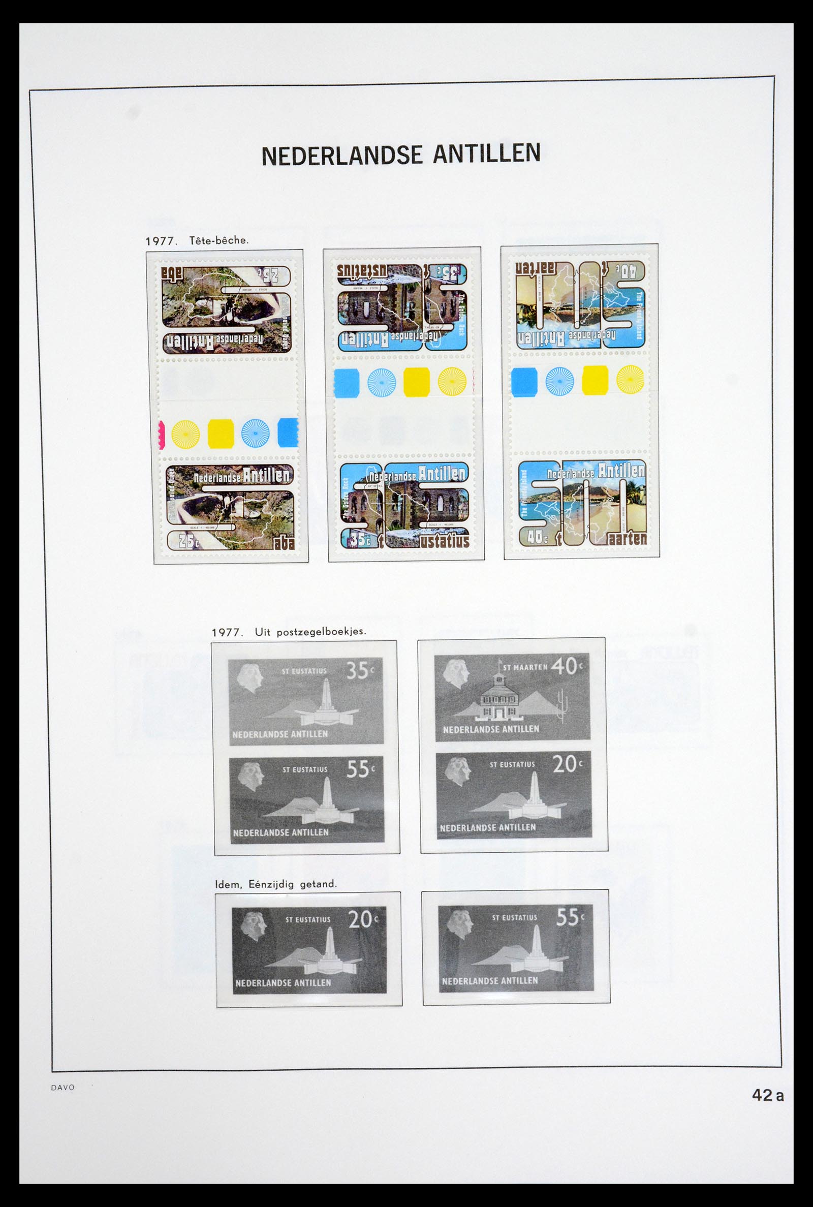 36831 044 - Postzegelverzameling 36831 Curaçao en Nederlandse Antillen 1873-1995.