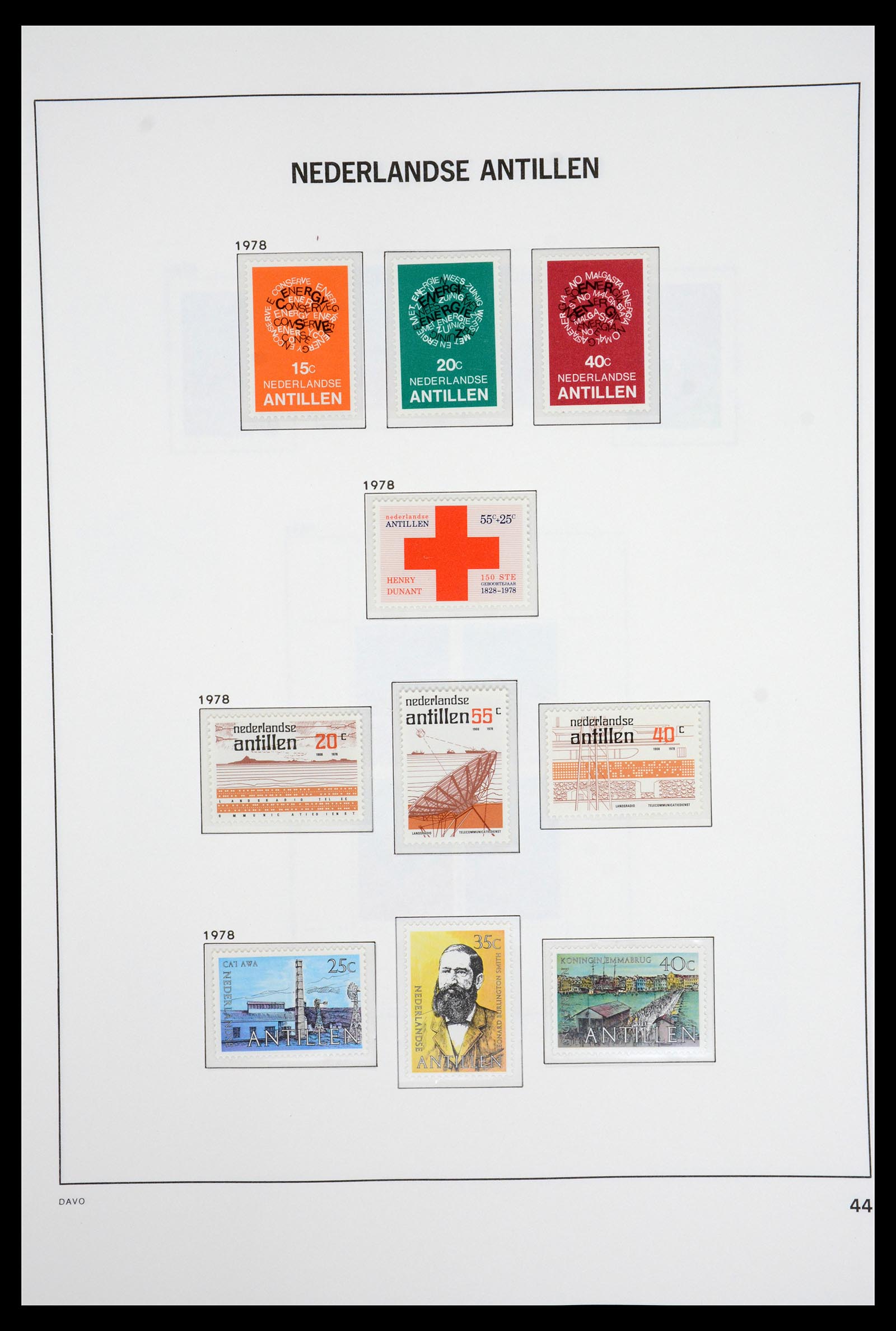 36831 046 - Postzegelverzameling 36831 Curaçao en Nederlandse Antillen 1873-1995.