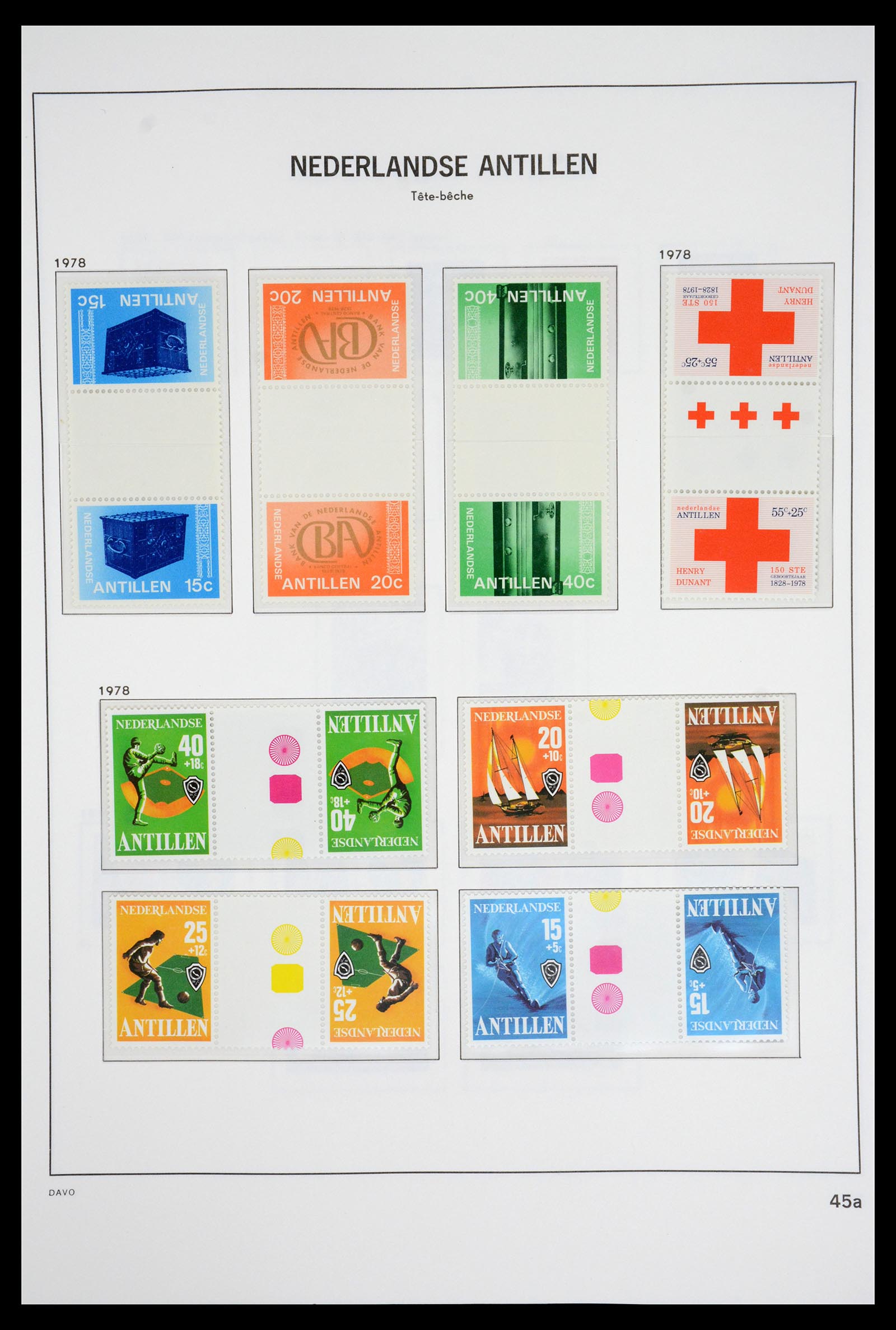 36831 048 - Postzegelverzameling 36831 Curaçao en Nederlandse Antillen 1873-1995.