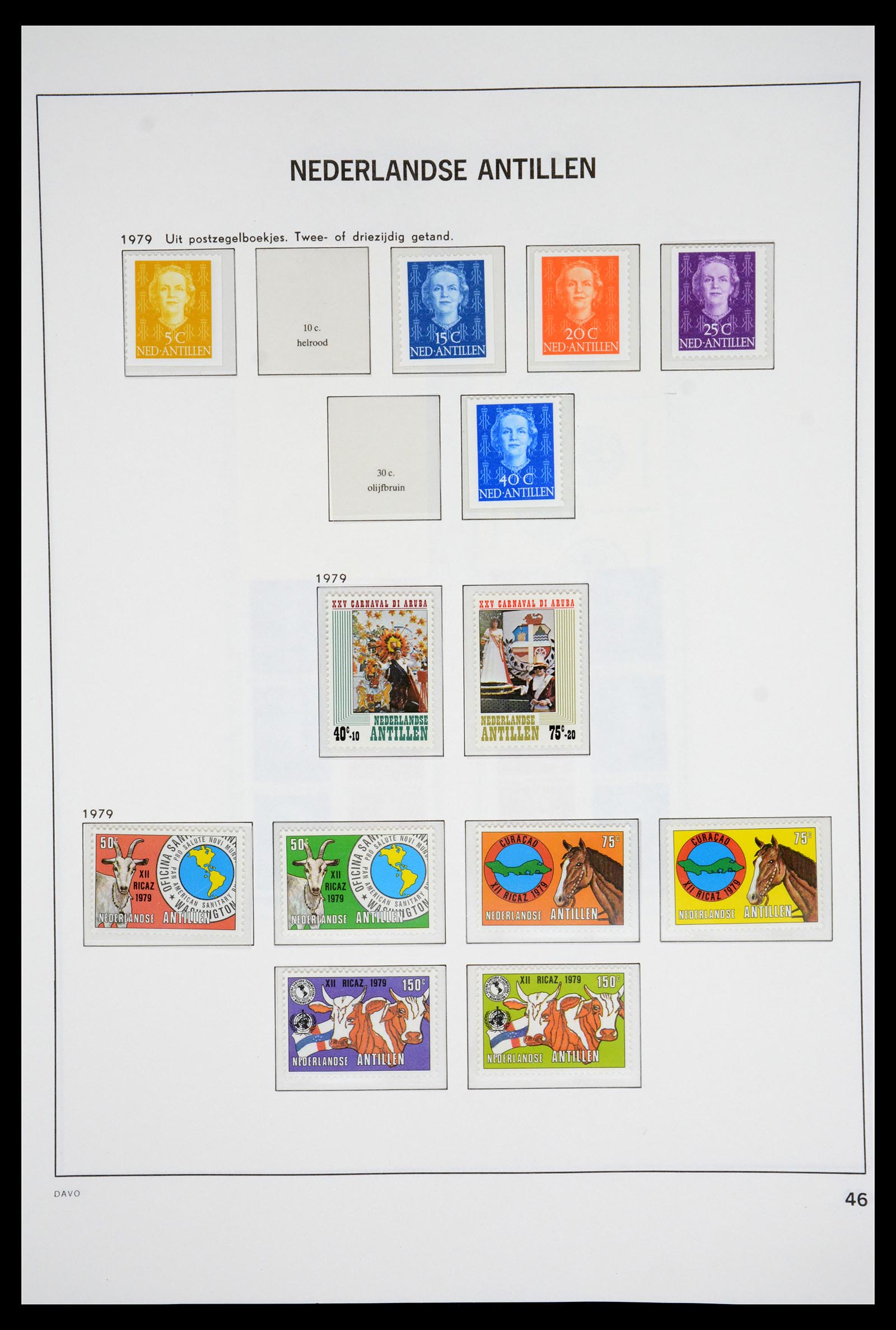 36831 049 - Postzegelverzameling 36831 Curaçao en Nederlandse Antillen 1873-1995.