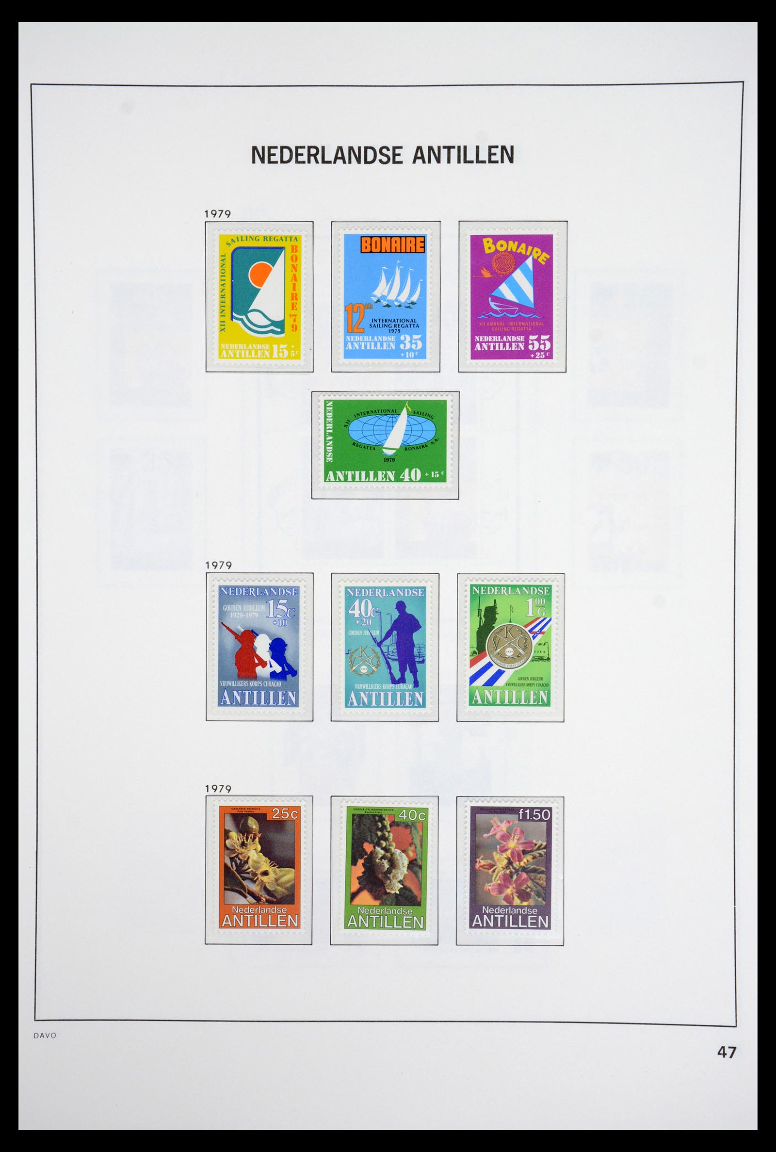 36831 052 - Postzegelverzameling 36831 Curaçao en Nederlandse Antillen 1873-1995.