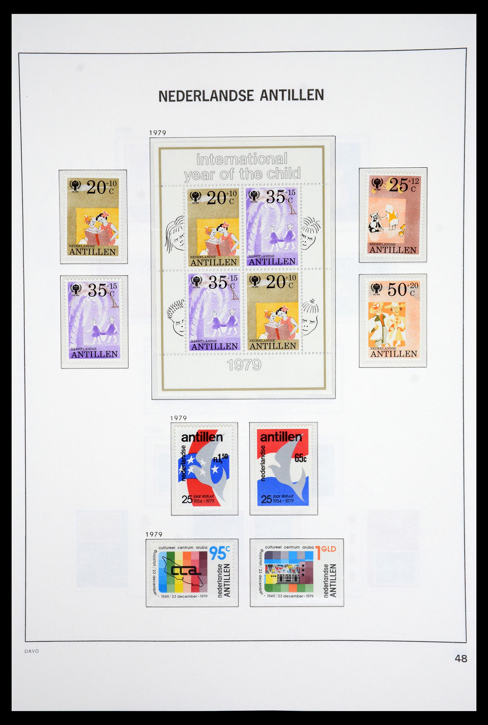 36831 053 - Postzegelverzameling 36831 Curaçao en Nederlandse Antillen 1873-1995.
