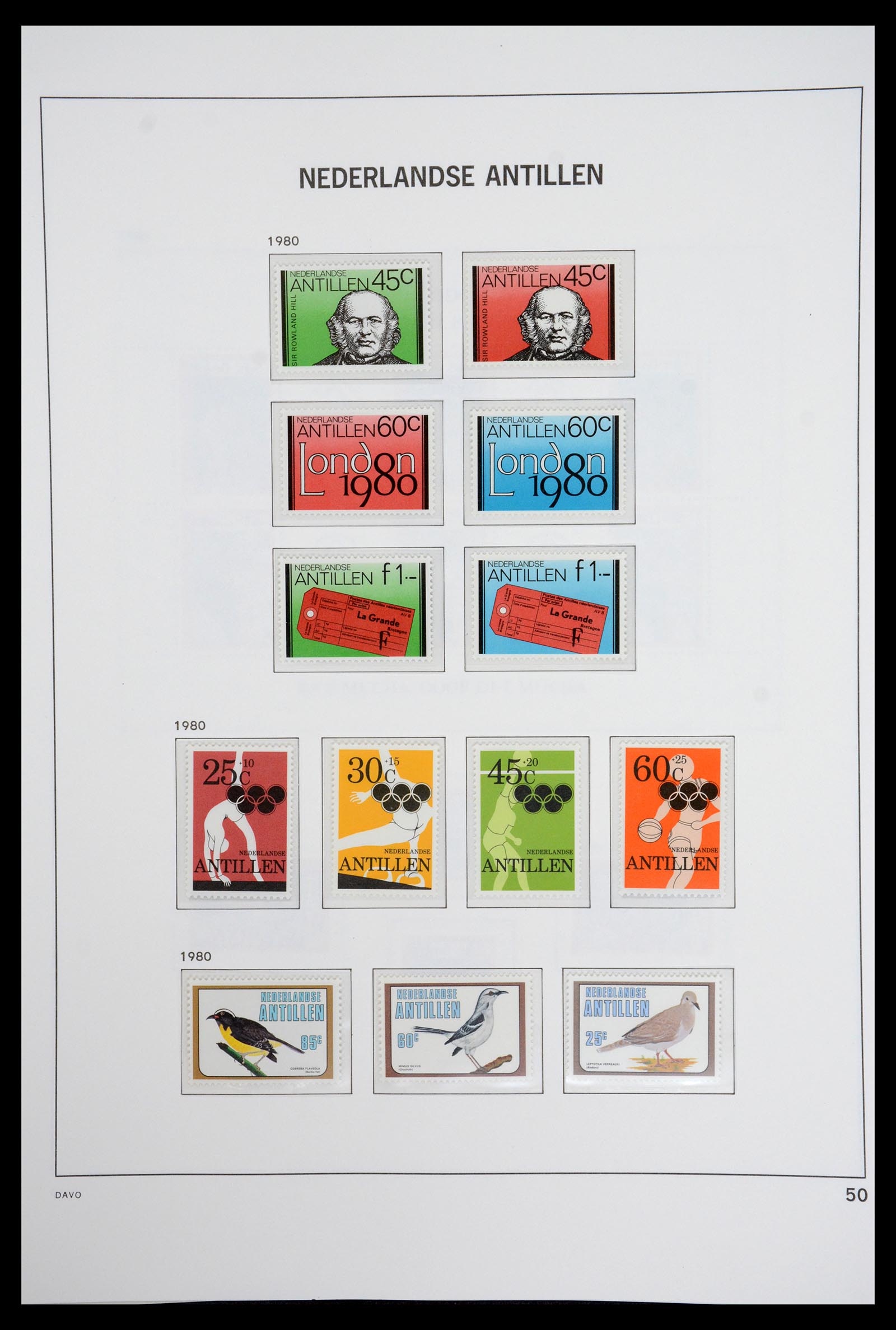 36831 056 - Postzegelverzameling 36831 Curaçao en Nederlandse Antillen 1873-1995.