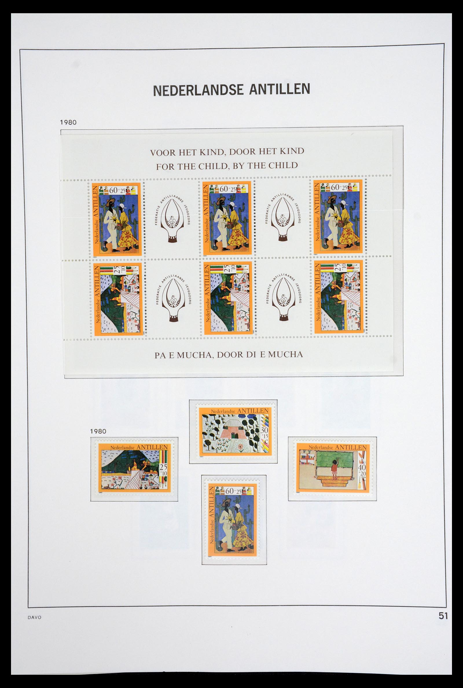 36831 057 - Postzegelverzameling 36831 Curaçao en Nederlandse Antillen 1873-1995.