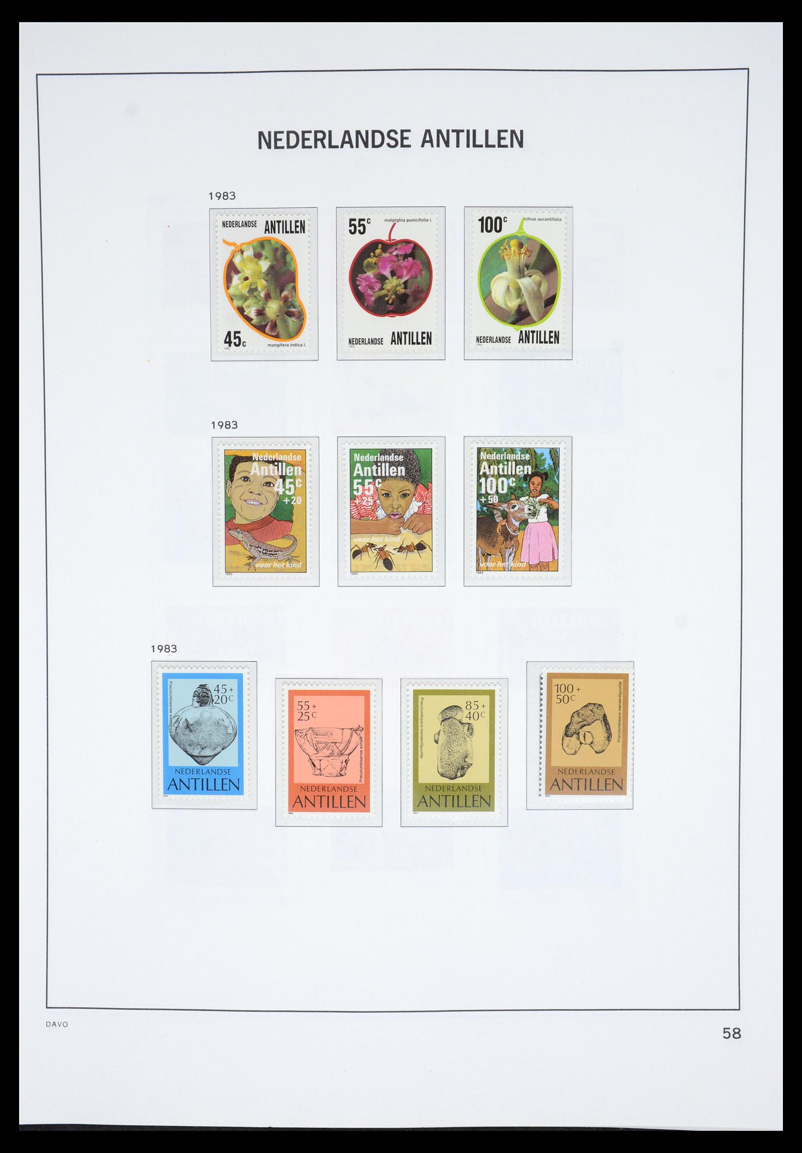 36831 064 - Postzegelverzameling 36831 Curaçao en Nederlandse Antillen 1873-1995.