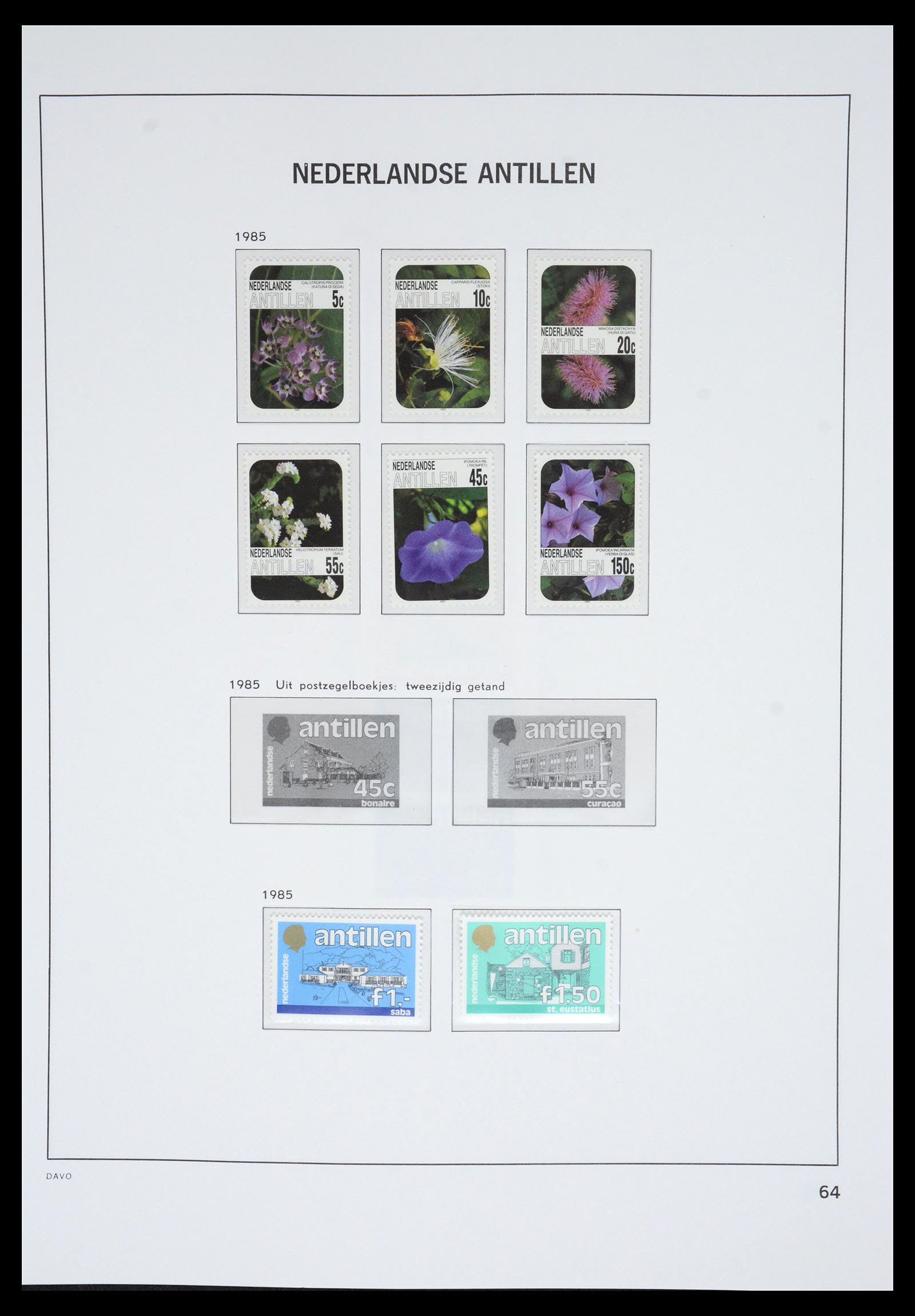 36831 071 - Postzegelverzameling 36831 Curaçao en Nederlandse Antillen 1873-1995.
