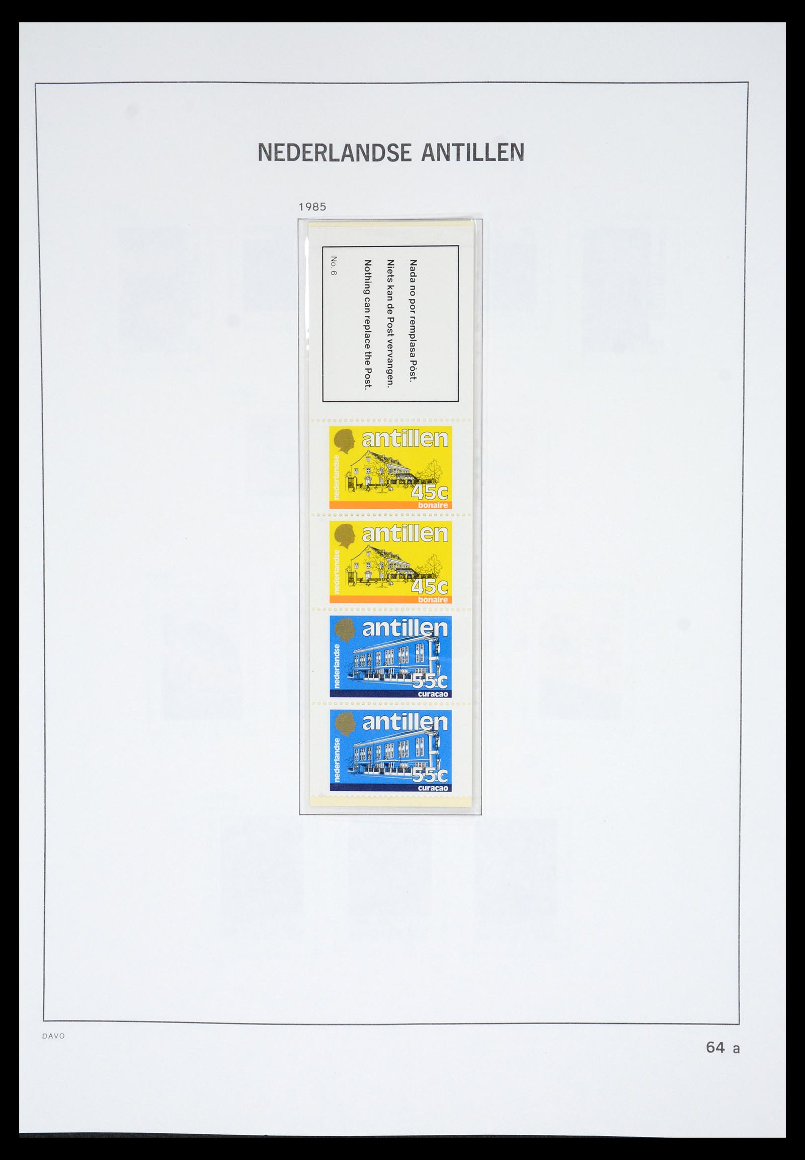 36831 072 - Postzegelverzameling 36831 Curaçao en Nederlandse Antillen 1873-1995.